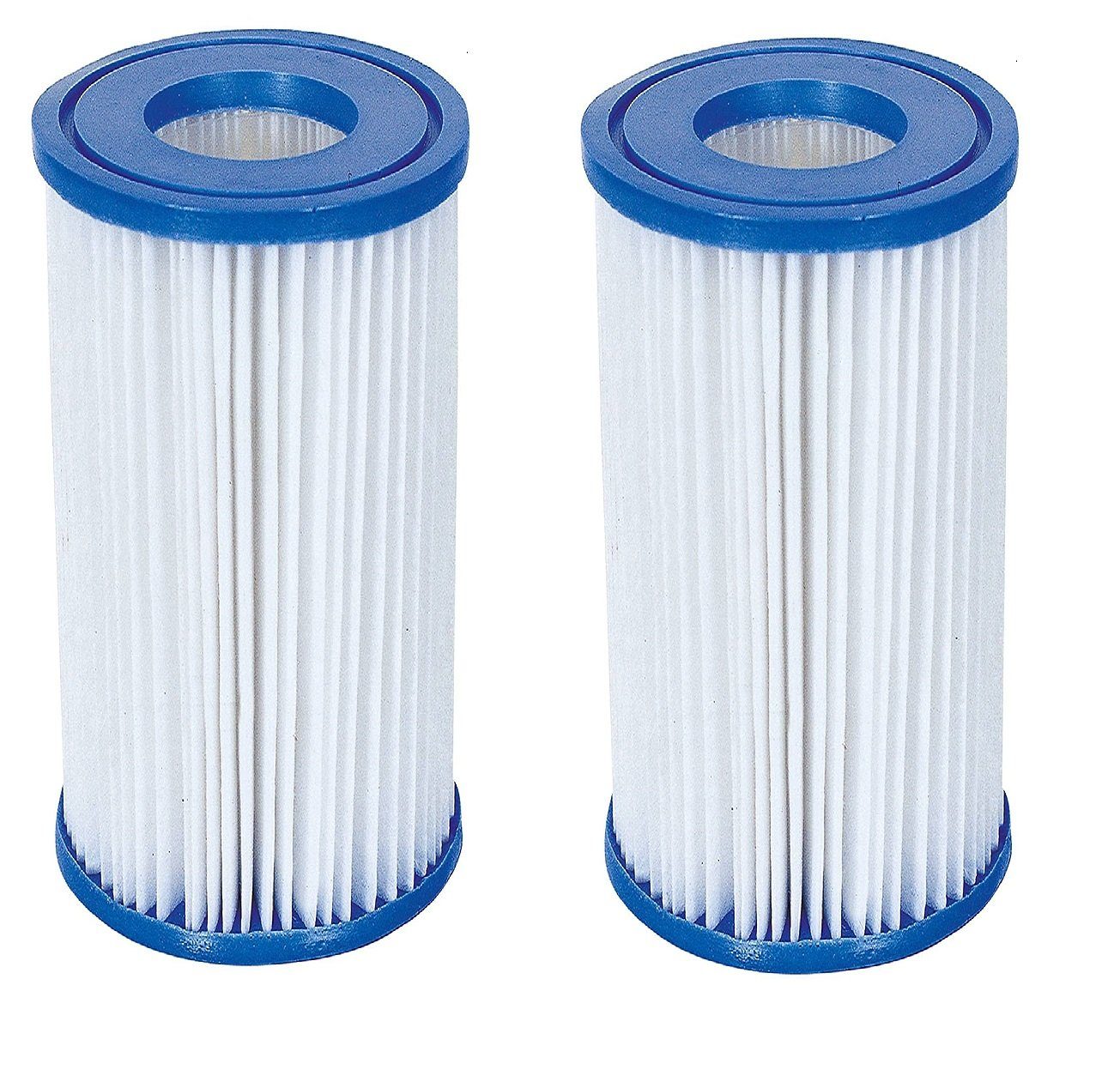 Bestway Pool-Filterkartusche Poolfilterpatronen Größe II für Pool und Lay-Z-Spa, 2er Pack, Für sauberes Wasser, einfache Installation