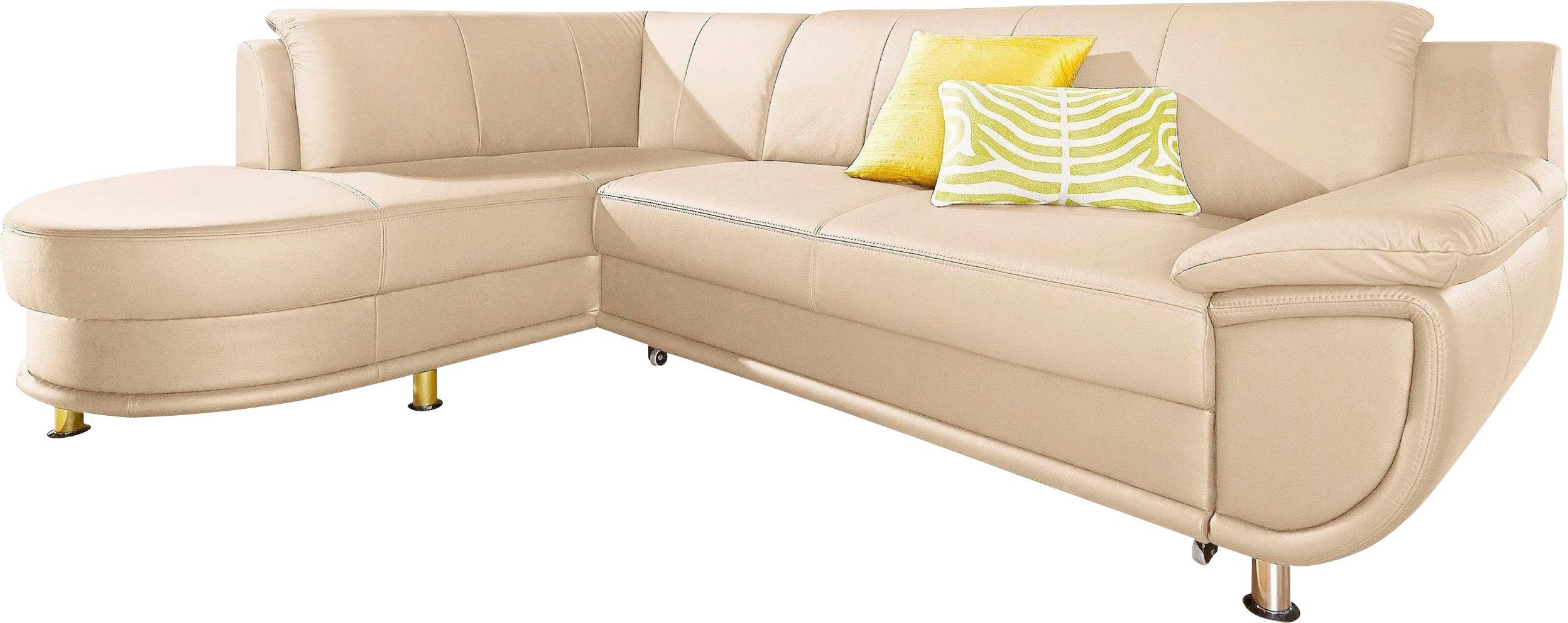 TRENDMANUFAKTUR Ecksofa "Rondo, zeitlos und elegant, OTTOs Choice, bequem, günstig online kaufen