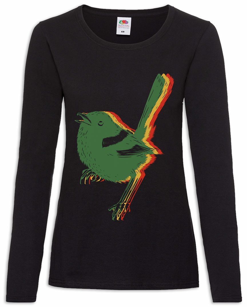 Urban Backwoods Langarmshirt Reggae Bird Damen Langarmshirt Reggaefari Jah Irie Zion Reggae (1-tlg) Haile Selassie Jamaica Nyabinghi