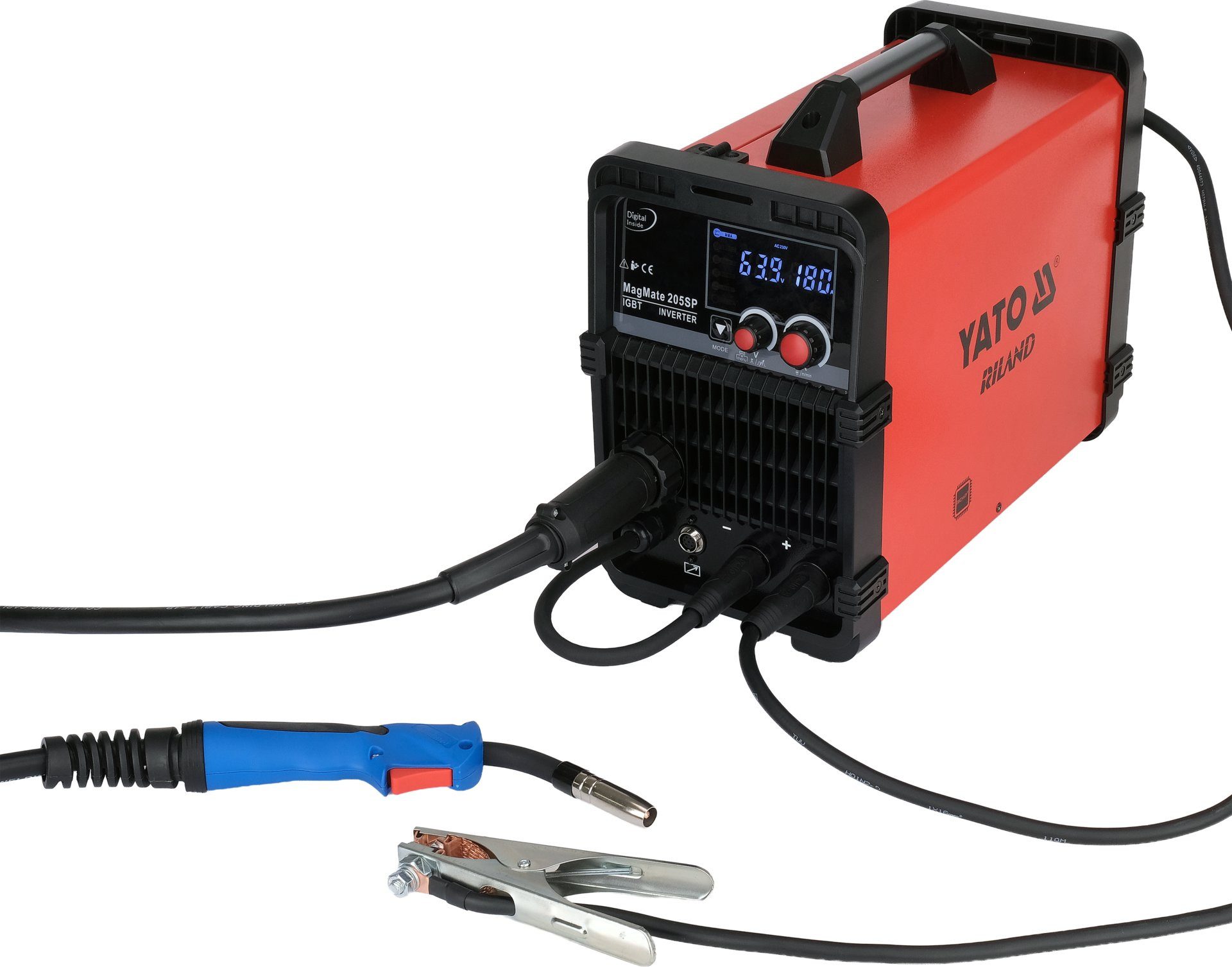 Yato Elektroschweißgerät MIG/MAG-FLUX Inverter-Schweißgerät MagMate 205SP, Qualität