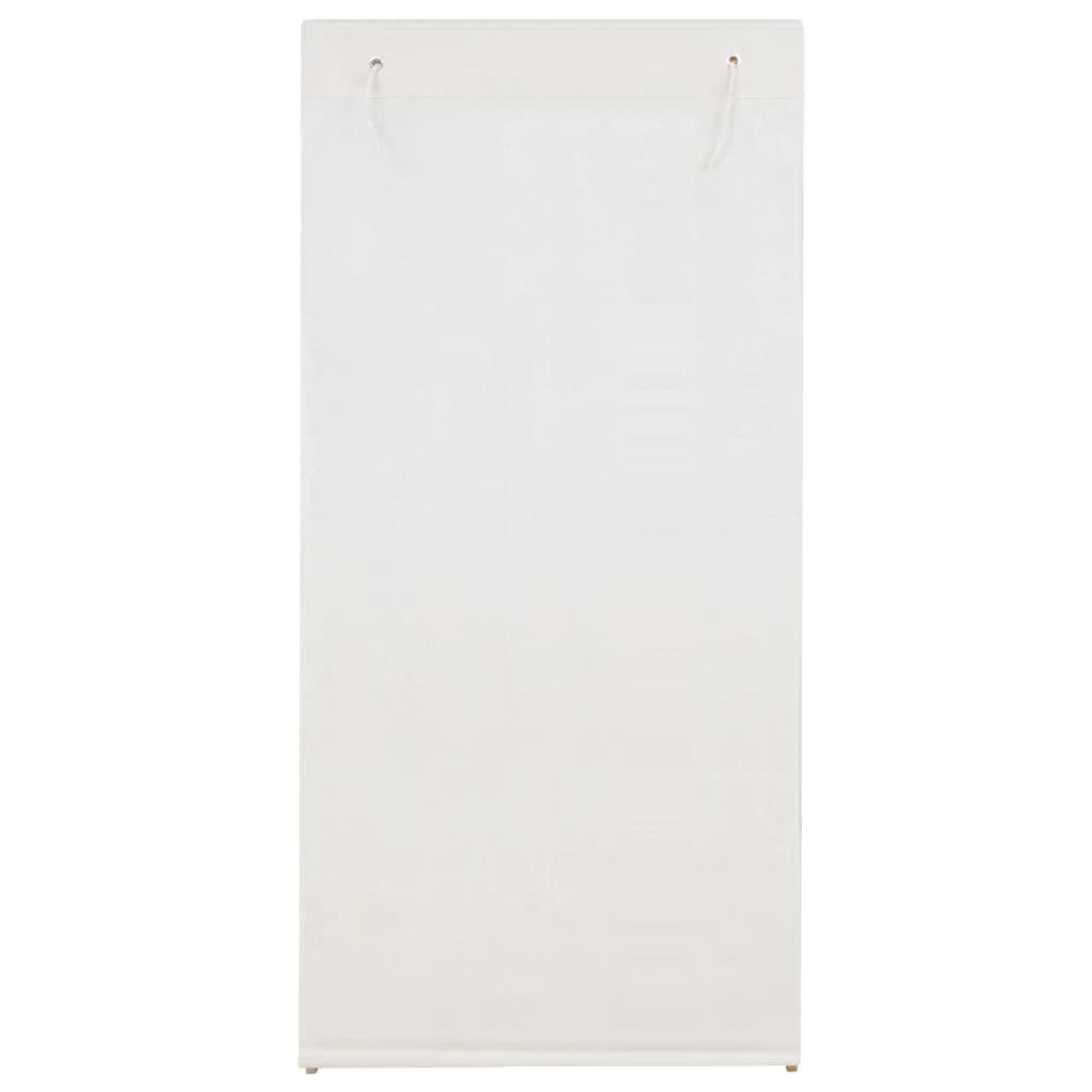 x Ebenen 40 170 x Weiß (1-St) vidaXL cm Kleiderschrank mit 3 79 Kleiderschrank