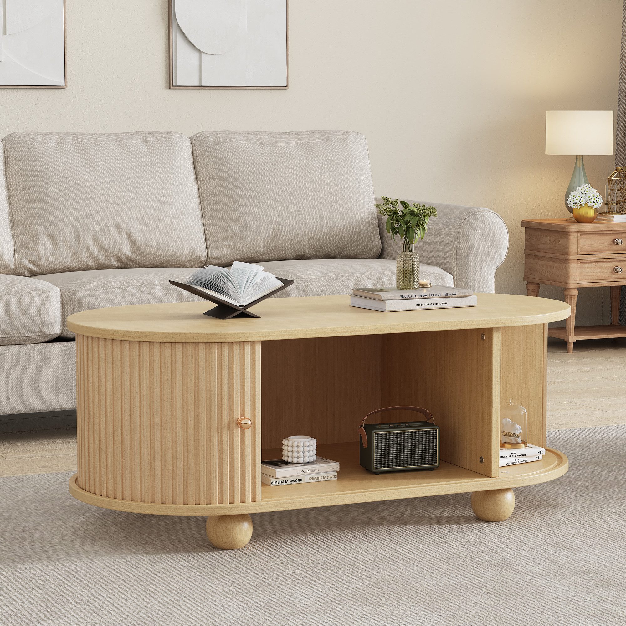 HAUSS SPOLE Wohnzimmer-Set TV-Schrank mit Stauraum, günstig online kaufen