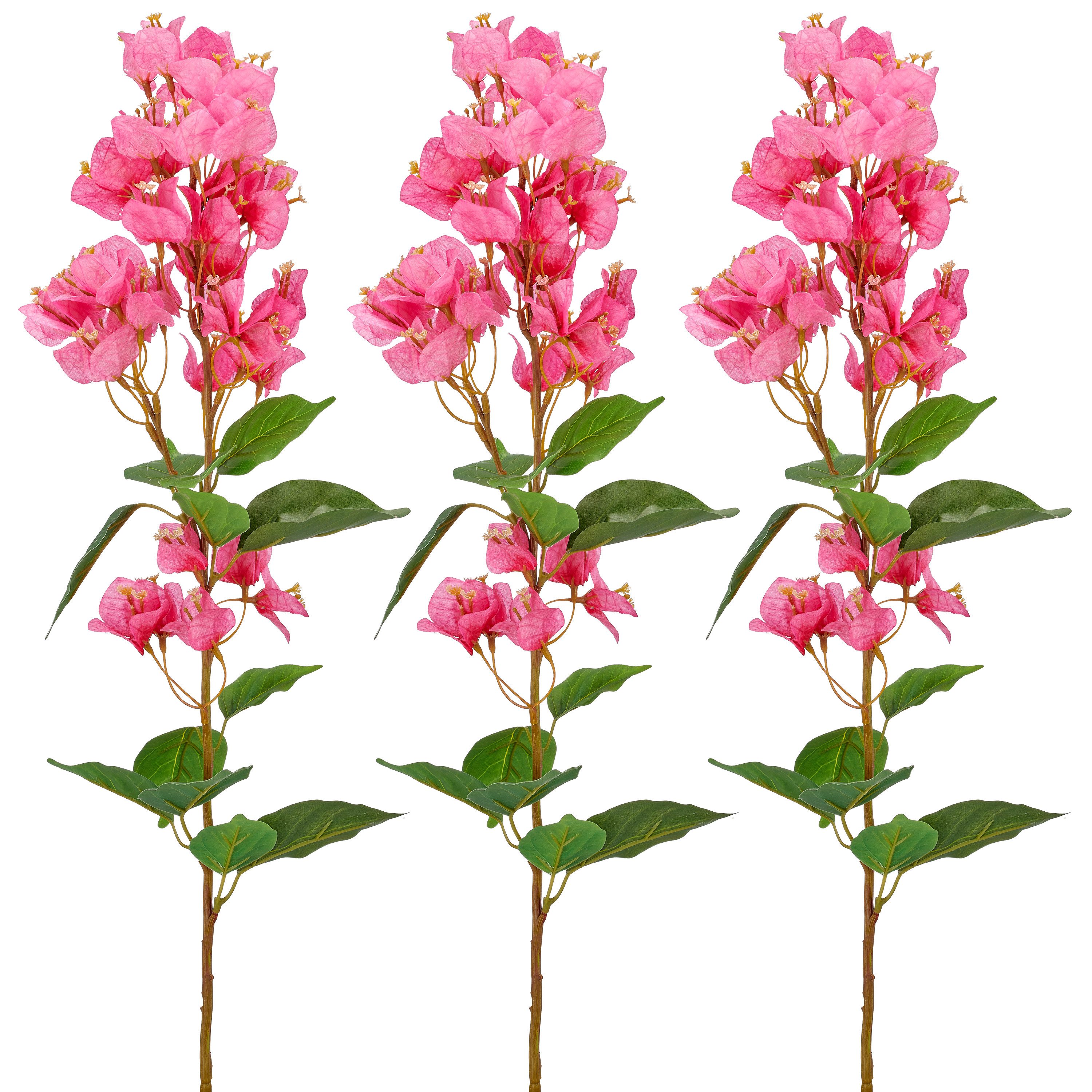 Kunstzweig Bougainvilleazweig, Creativ green, Höhe 60 cm, mit traumhaft schönen Blüten