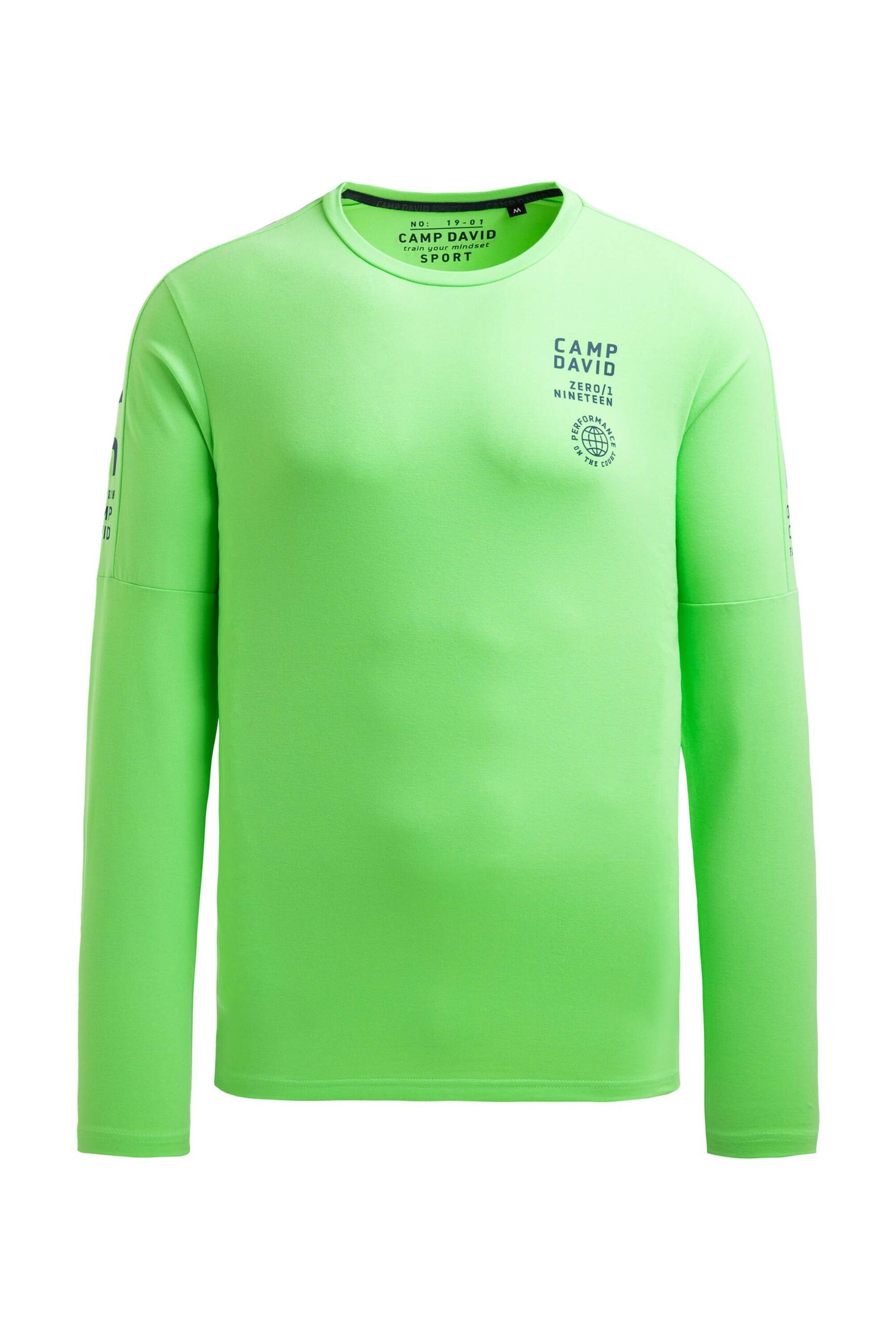 CAMP DAVID Langarmshirt (1-tlg)