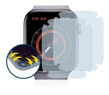 BROTECT Full-Screen Schutzfolie für Apple Watch Series 5 (40 mm), Displayschutzfolie, 2 Stück, 3D Curved klar