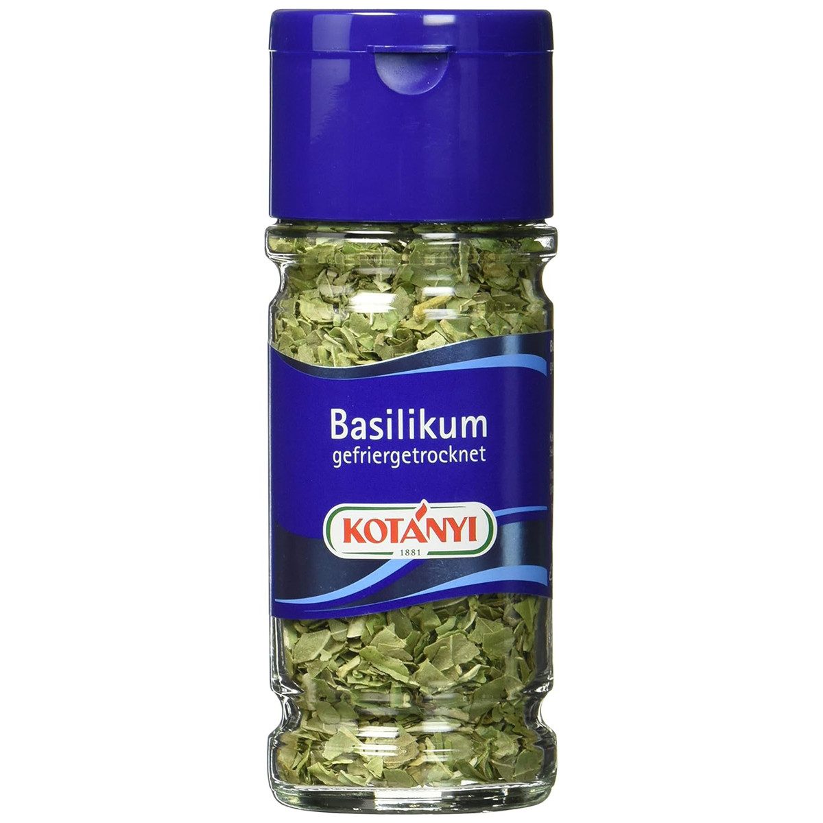 KOTANYI Gewürz, Kotanyi Basilikum gerebelt gefriergetrocknet zartes Aroma 5g