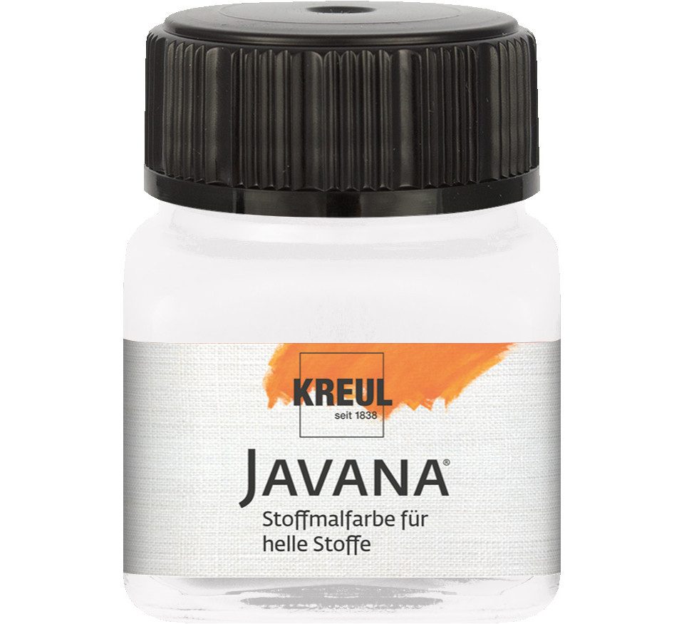 Kreul Textilfarbe Kreul Javana Stoffmalfarbe für helle Stoffe weiss