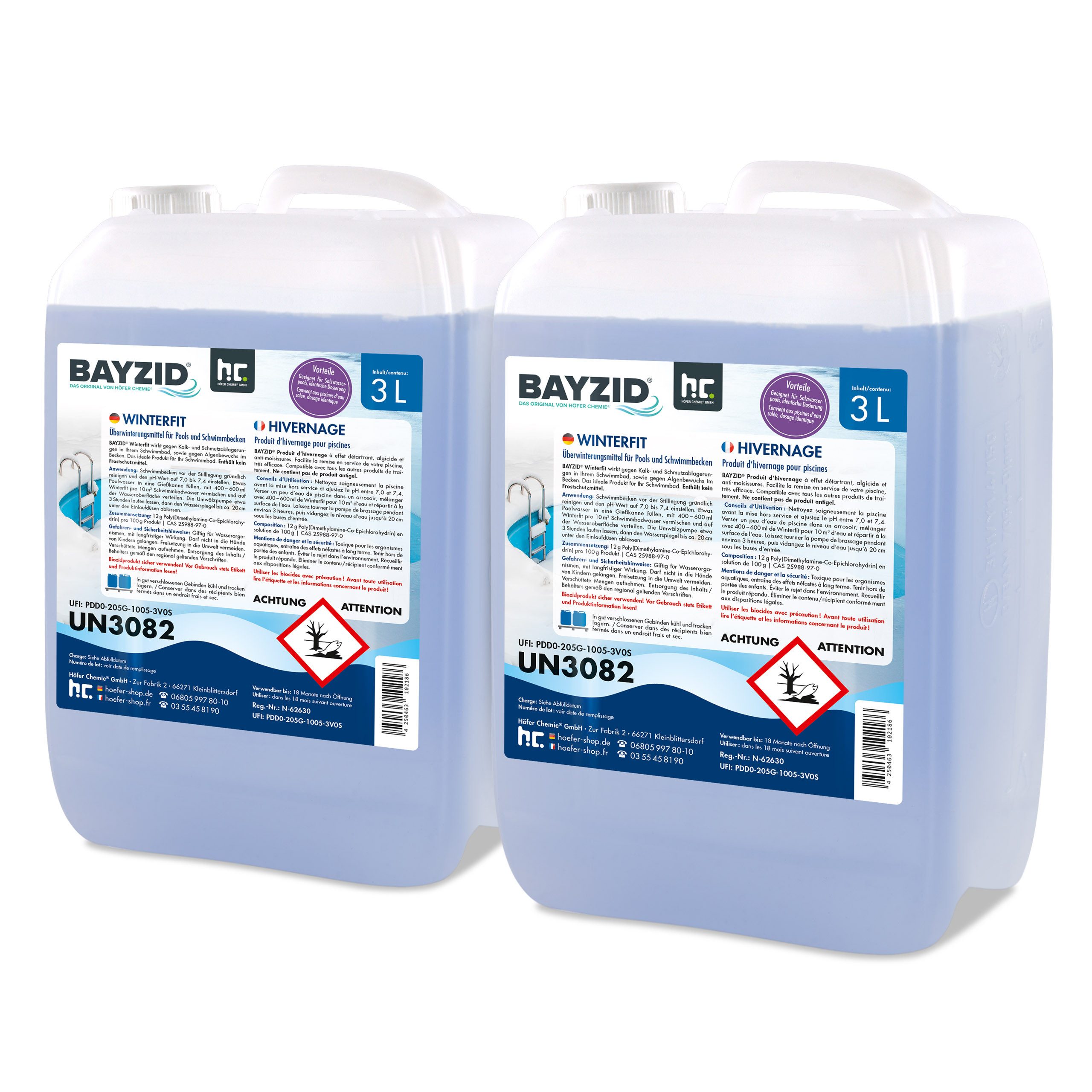 Höfer Chemie GmbH Poolpflege 2x 3 L BAYZID® Winterfit Überwinterungsmittel günstig online kaufen