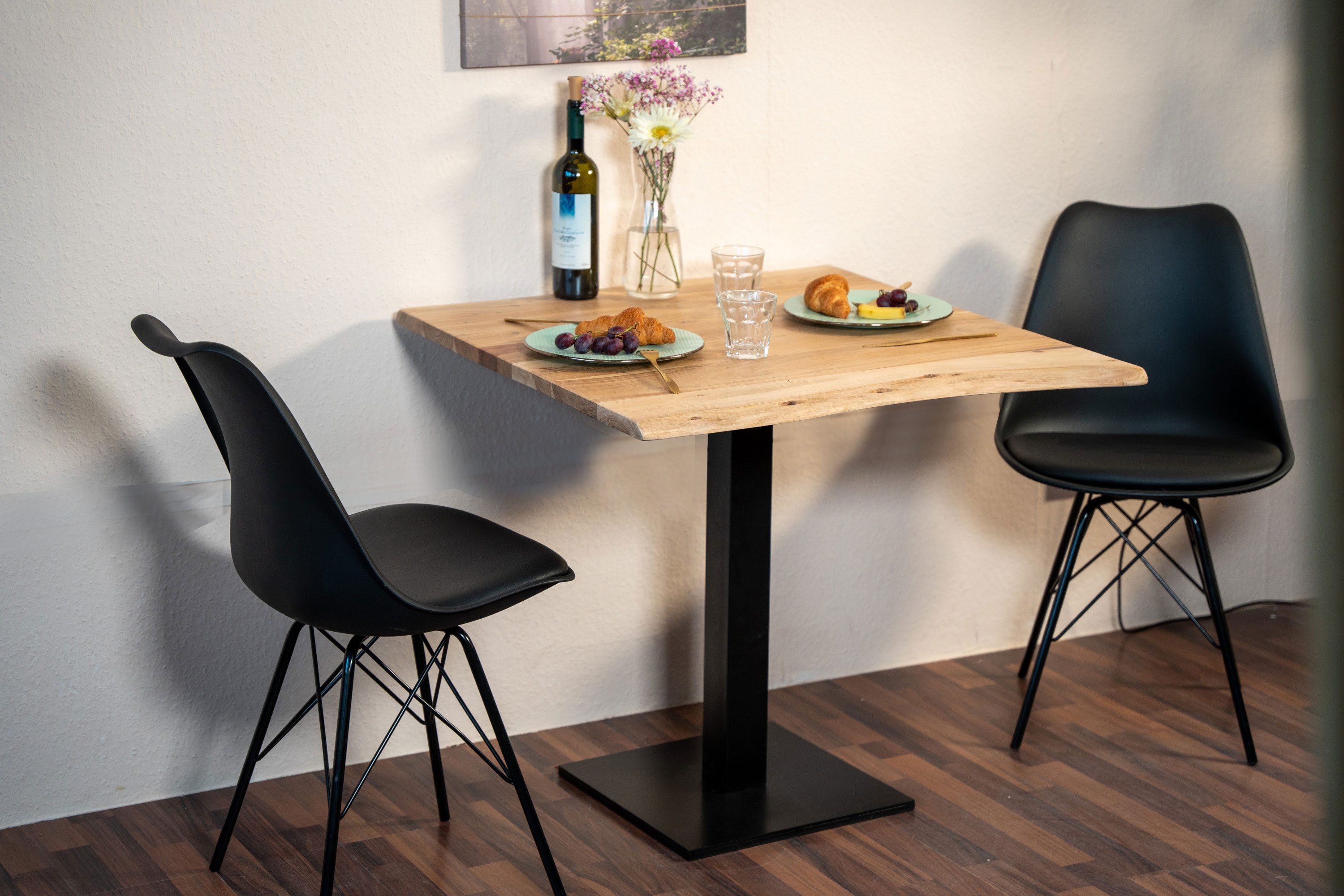 Loreno® Bistrotisch Iris, massives Akazienholz, echte günstig online kaufen