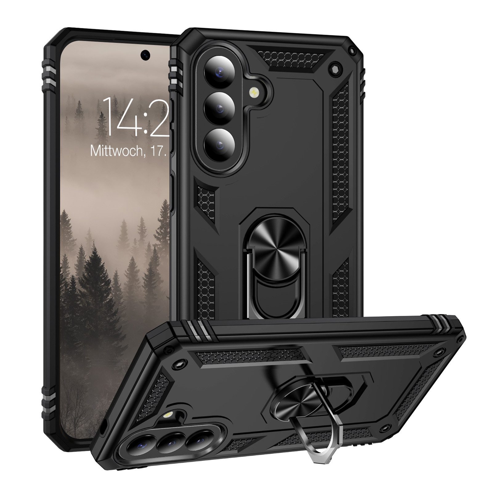 Tec-Expert Handyhülle Outdoor Cover Hülle für Samsung Galaxy A57 5G, Premium Schutz Hülle aus verstärktem Polycarbonat