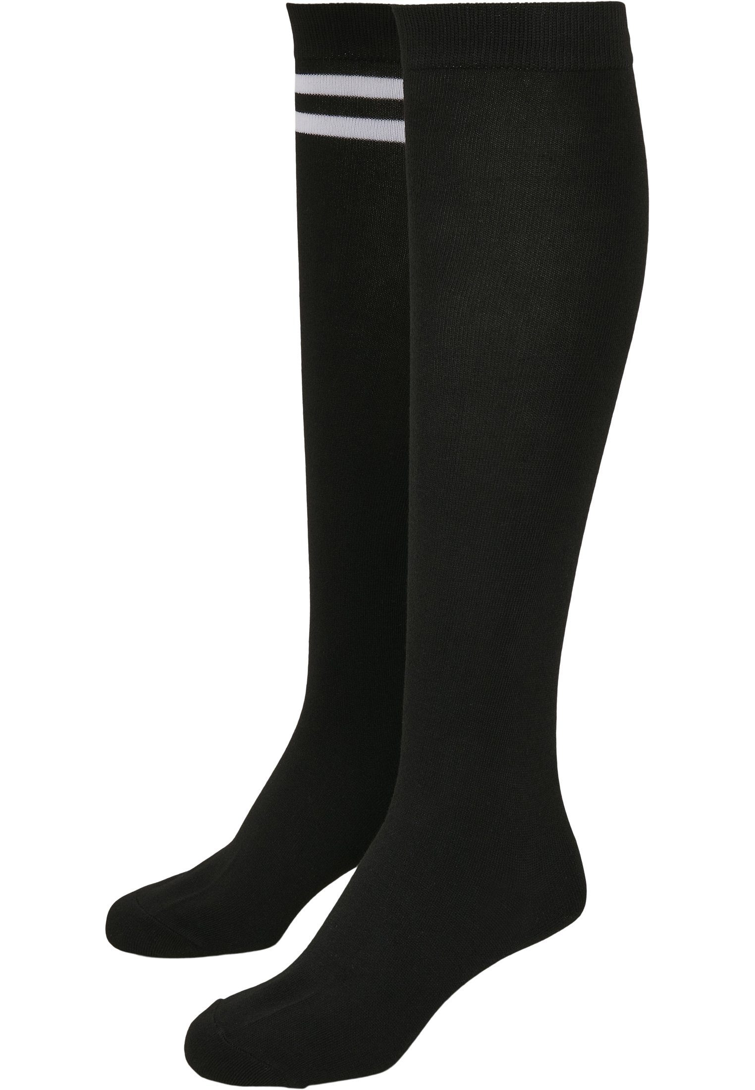 URBAN CLASSICS Freizeitsocken Accessoires Ladies College Socks 2-Pack (1-Paar) black