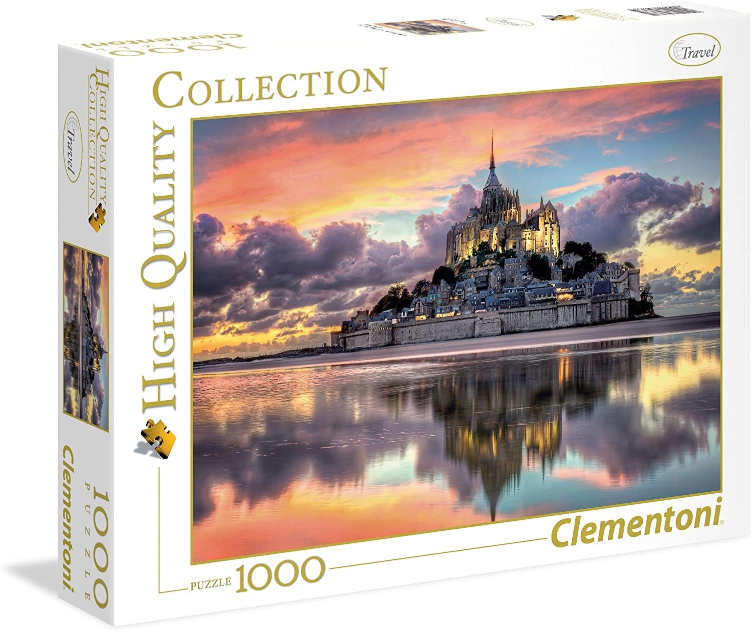 Clementoni® Puzzle High Quality Collection Puzzle "Mont Saint Michel", 1000 günstig online kaufen
