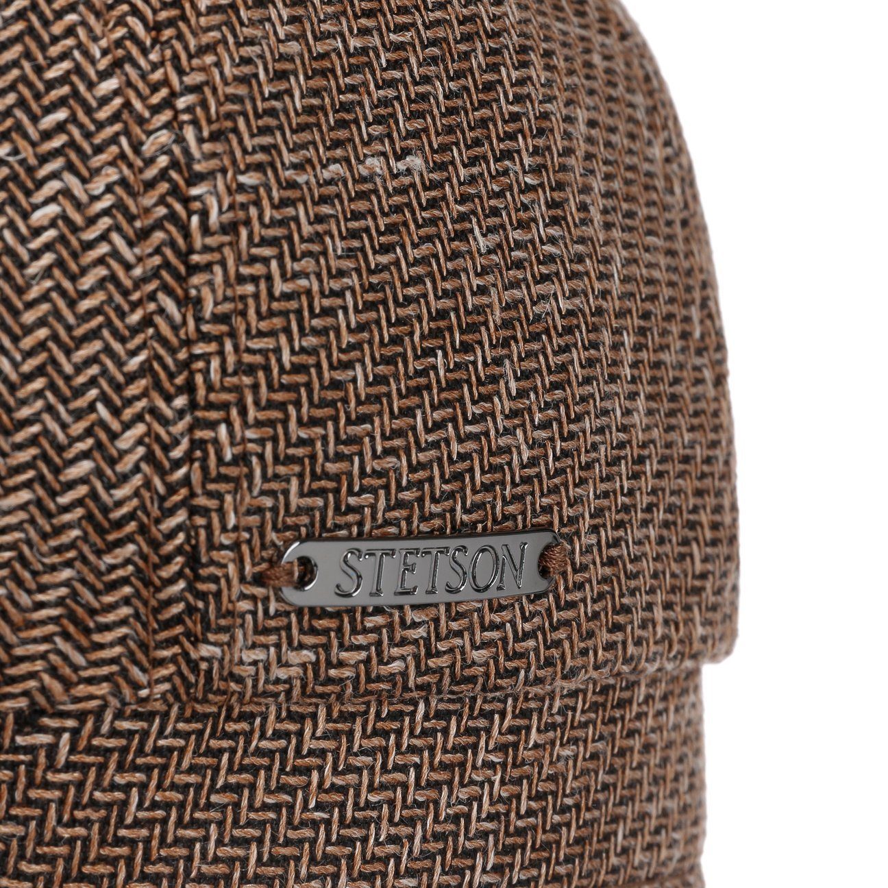 Stetson Flat Cap (1-St) Schirmmütze in Schirm, mit rost Made Germany