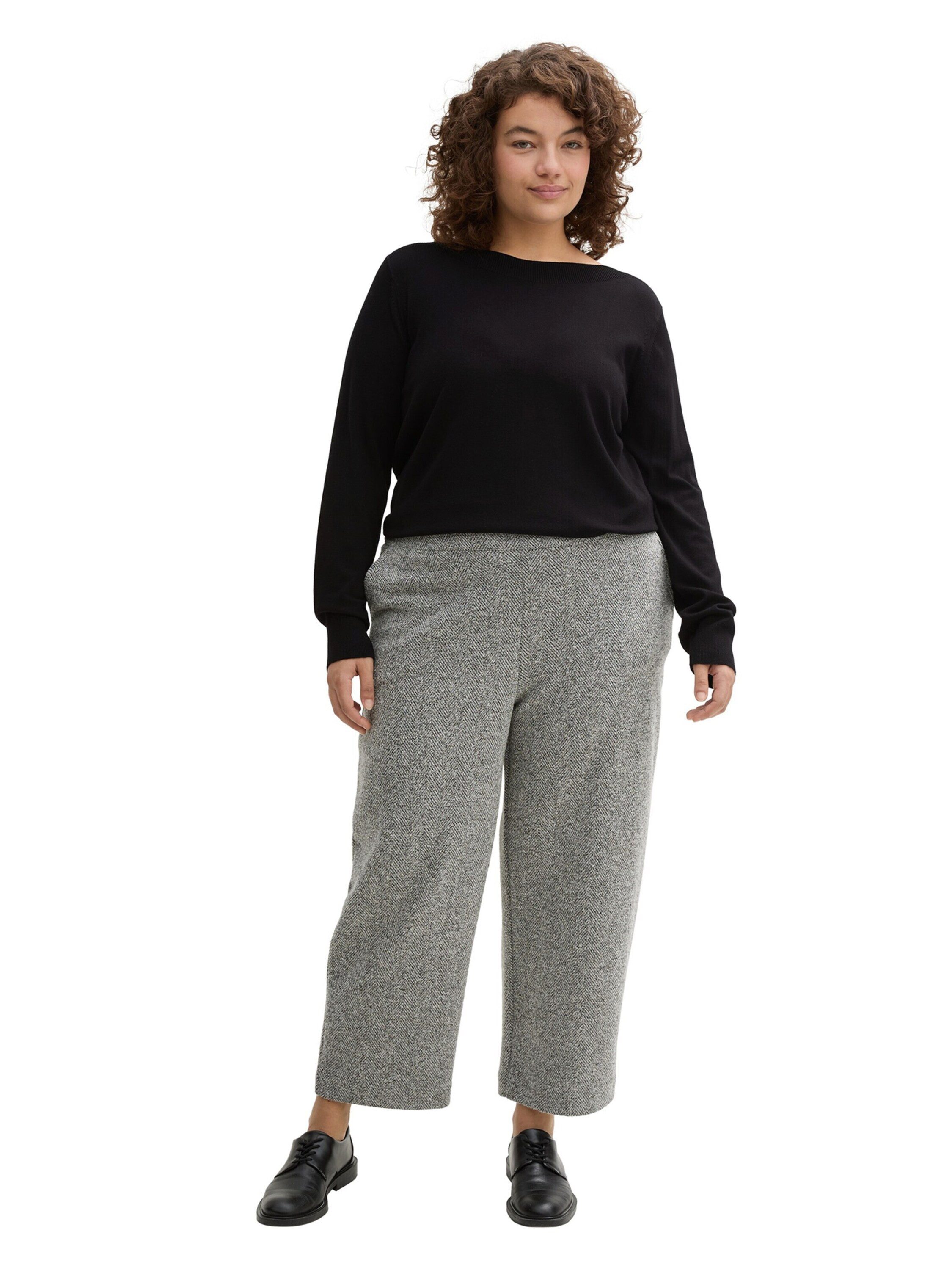 Tom Tailer Women + Strickpullover (1-tlg) Plain/ohne Details