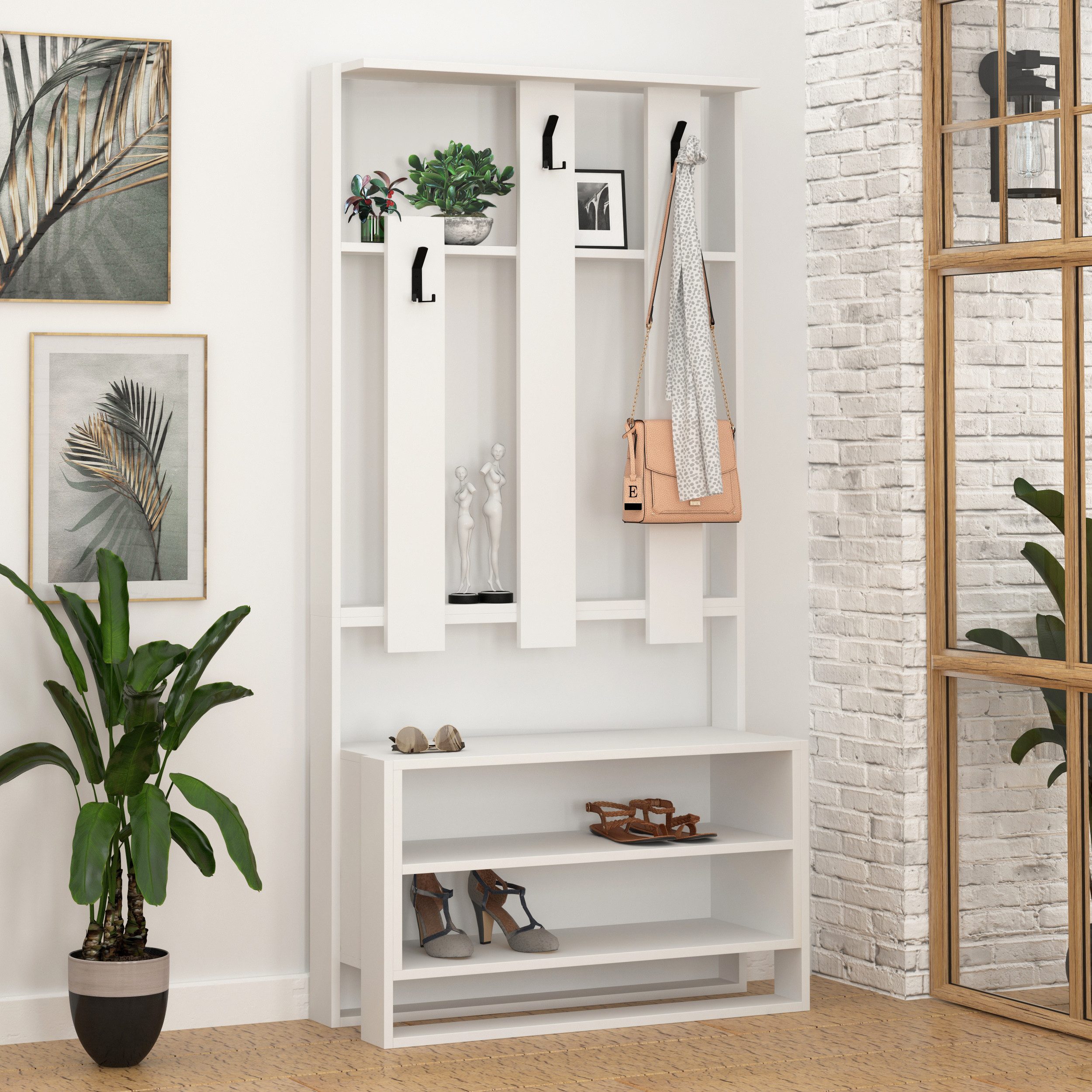 Decortie Garderobenständer Chester, Garderobenset, Dielenständer, 90 günstig online kaufen