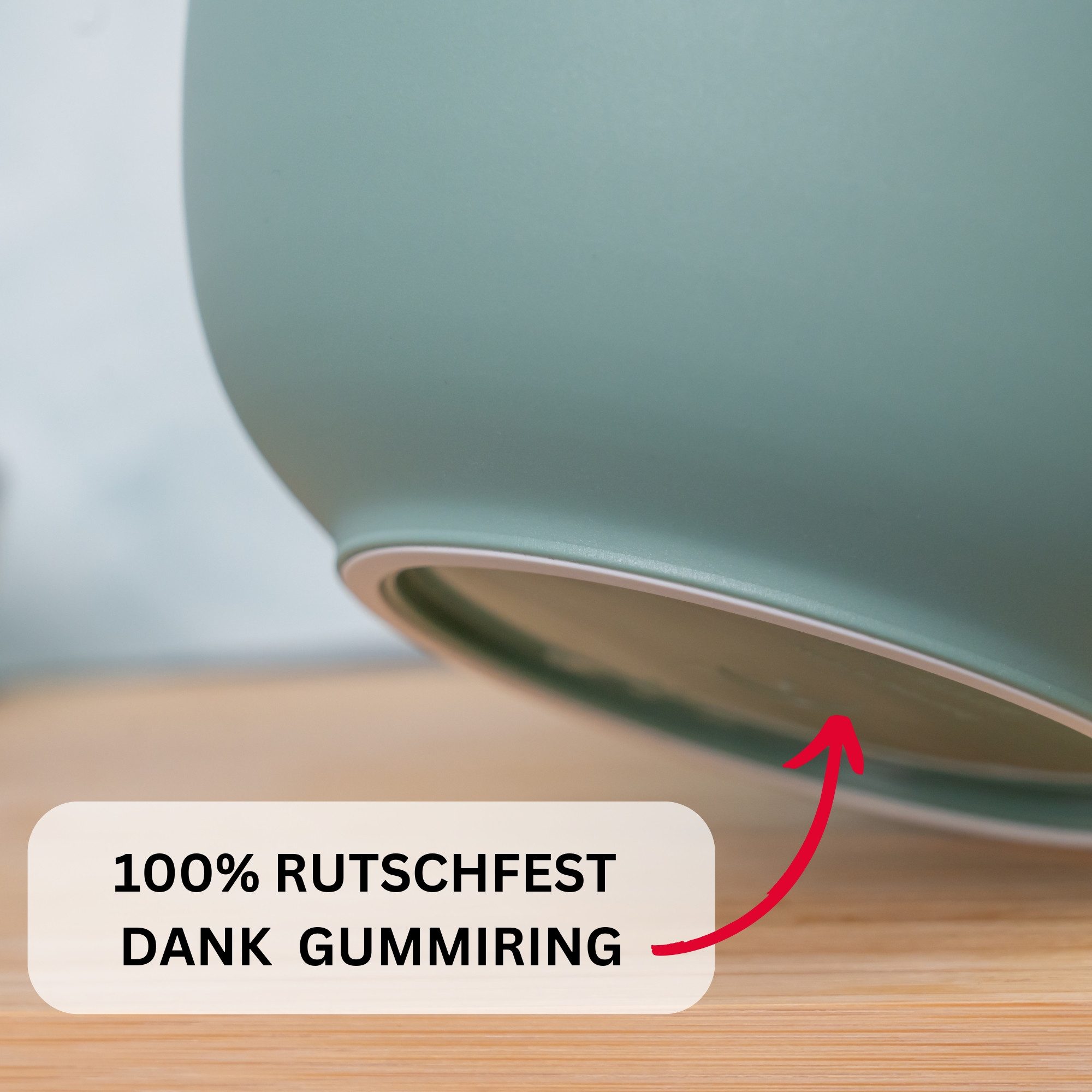WESTMARK Rührschüssel mit zweigeteiltem Deckel, 2,5 l, Mit Ausgießer, Kunststoff, Mint-Grün, PP, PE