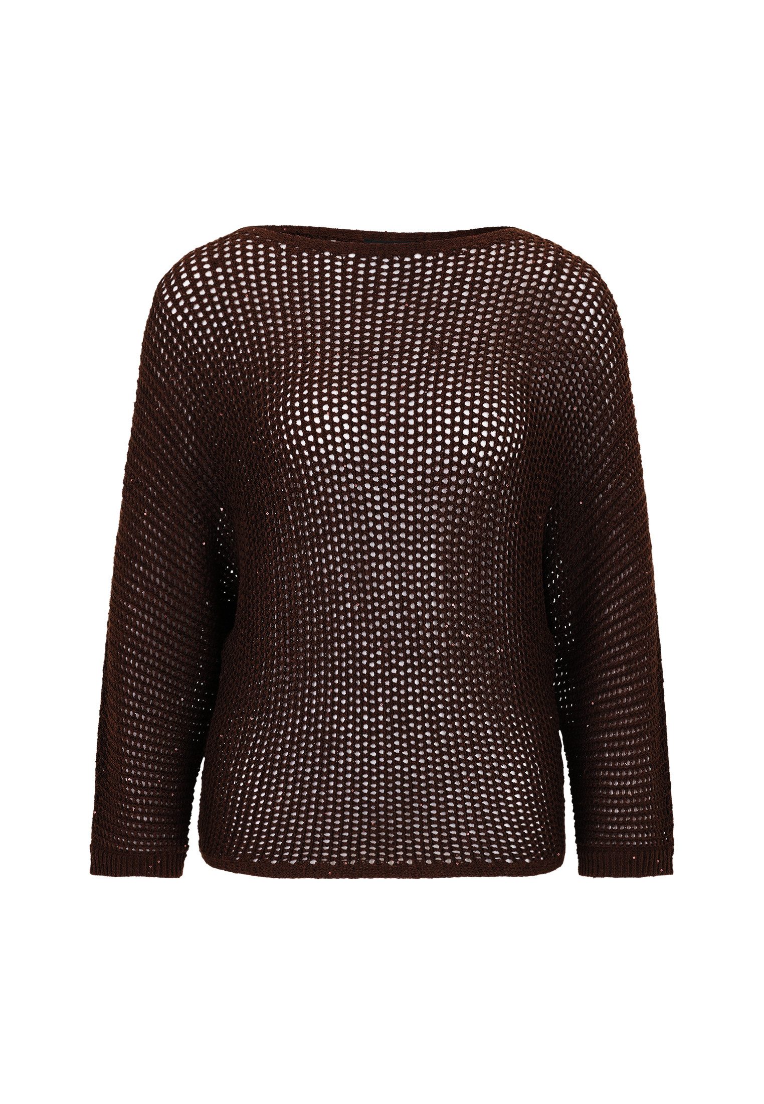 Zero Strickpullover zero Damen Lochstrick-Pullover mit günstig online kaufen