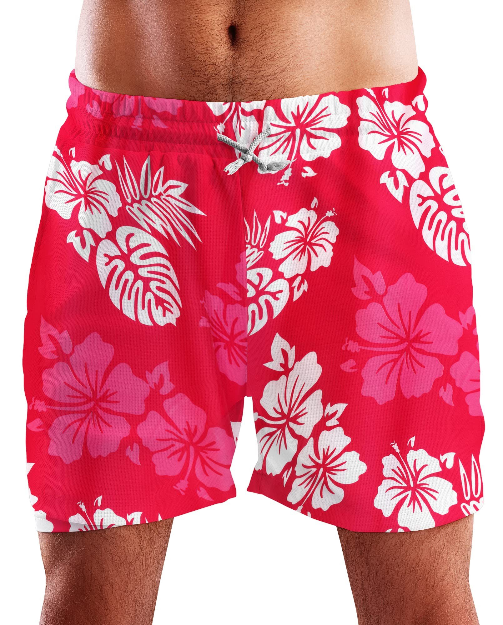 King Kameha Badeshorts Mono Hibiscus Hawaii günstig online kaufen