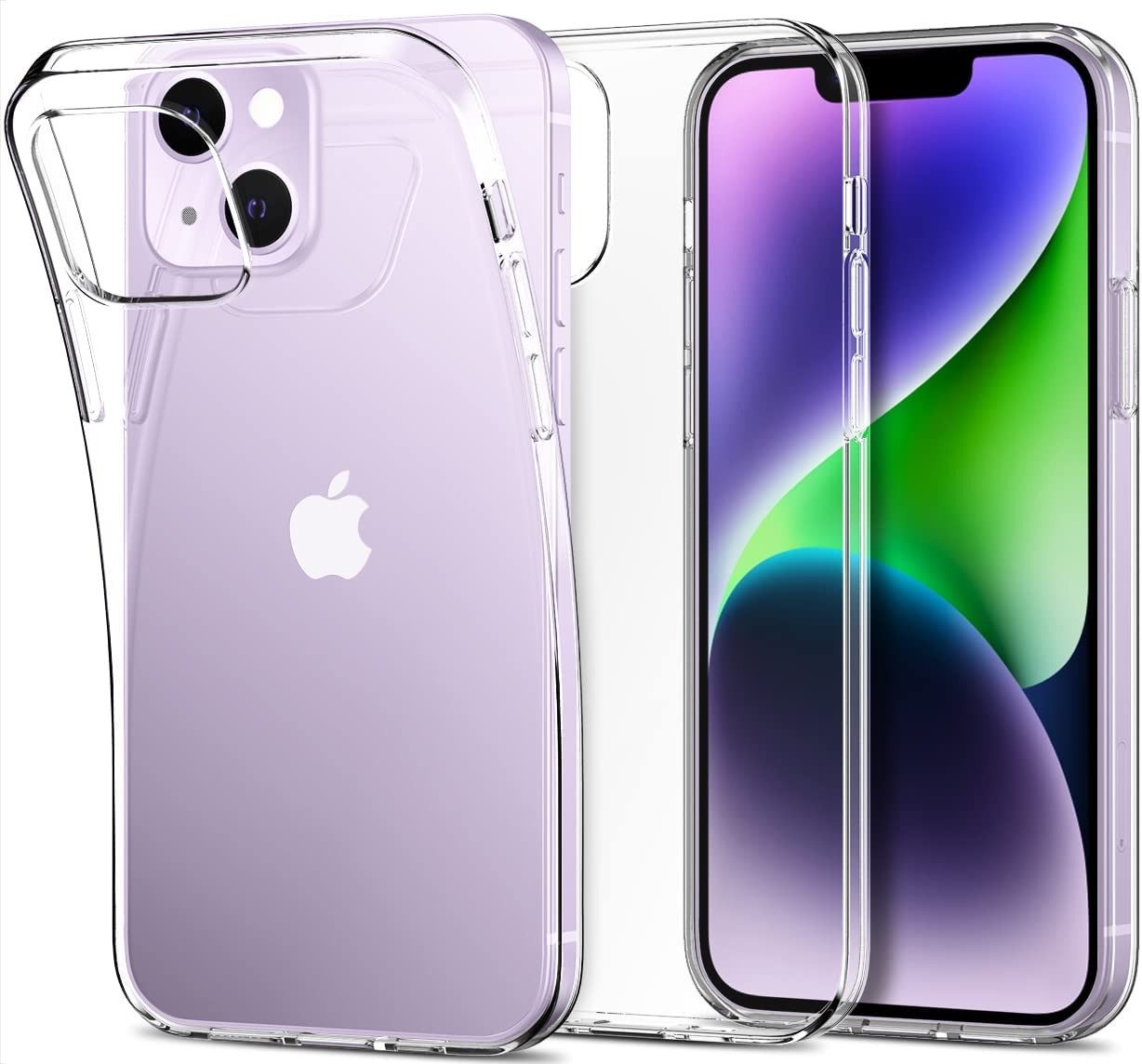 AVANA Handyhülle für Apple iPhone 14 / Pro / Plus / Pro Max Hülle Silikon Schutzhülle, Case, Klar Bumper, Slim-Fit Cover, Transparent