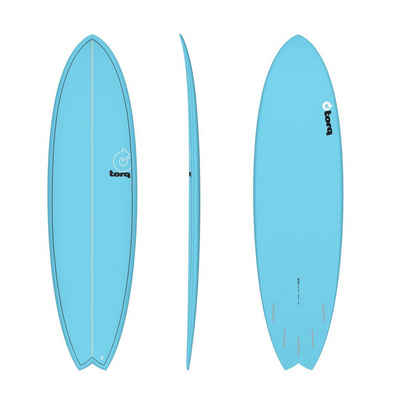 TORQ Wellenreiter »Surfboard TORQ Epoxy TET 6.10 MOD Fish Blue«, Fishboard, (Board)
