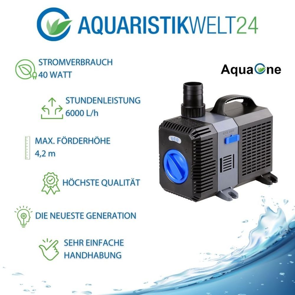 Aquaone Teichpumpe CTP-6000 Aquarium & Teichpumpe günstig online kaufen