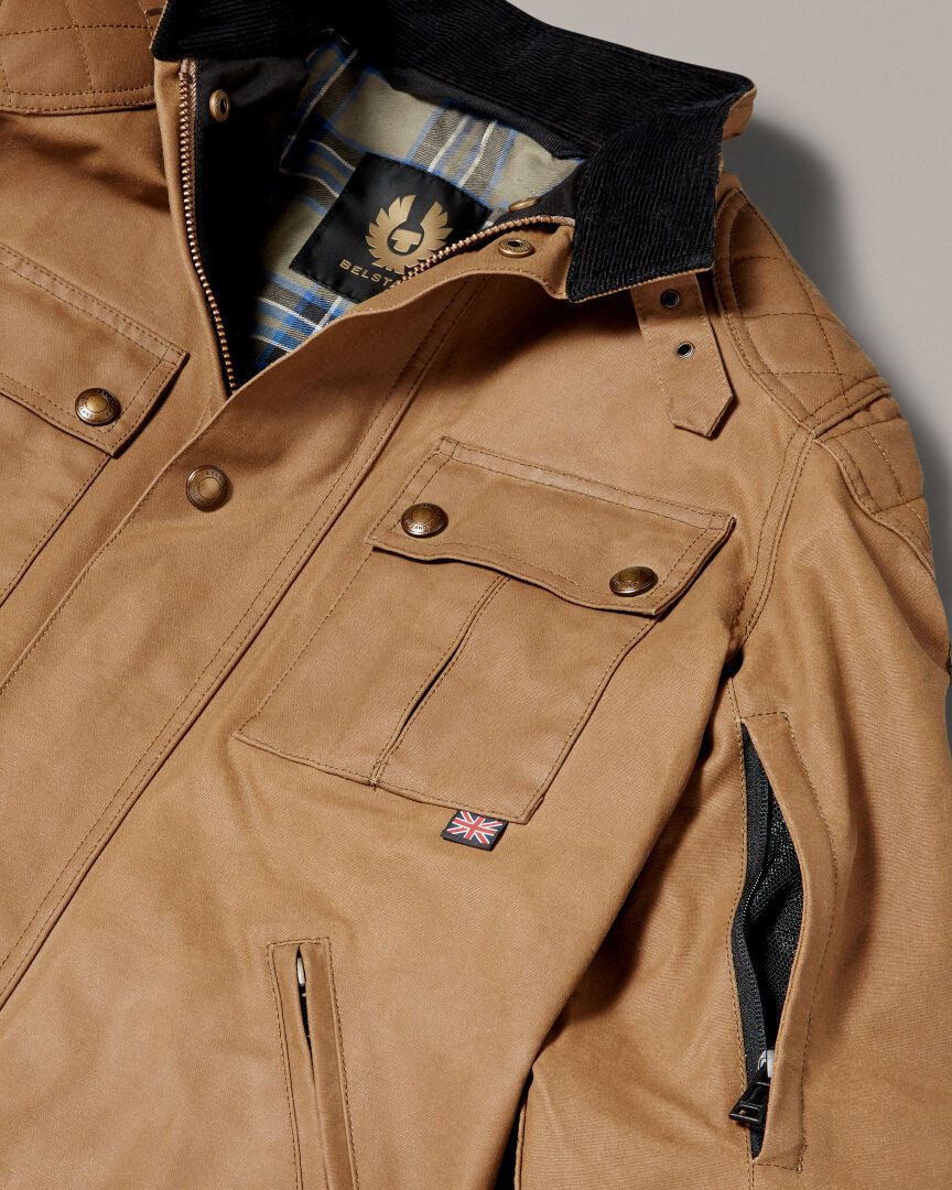 Belstaff Motorradjacke Brooklands Motorrad Wachsjacke Wasserdicht günstig online kaufen