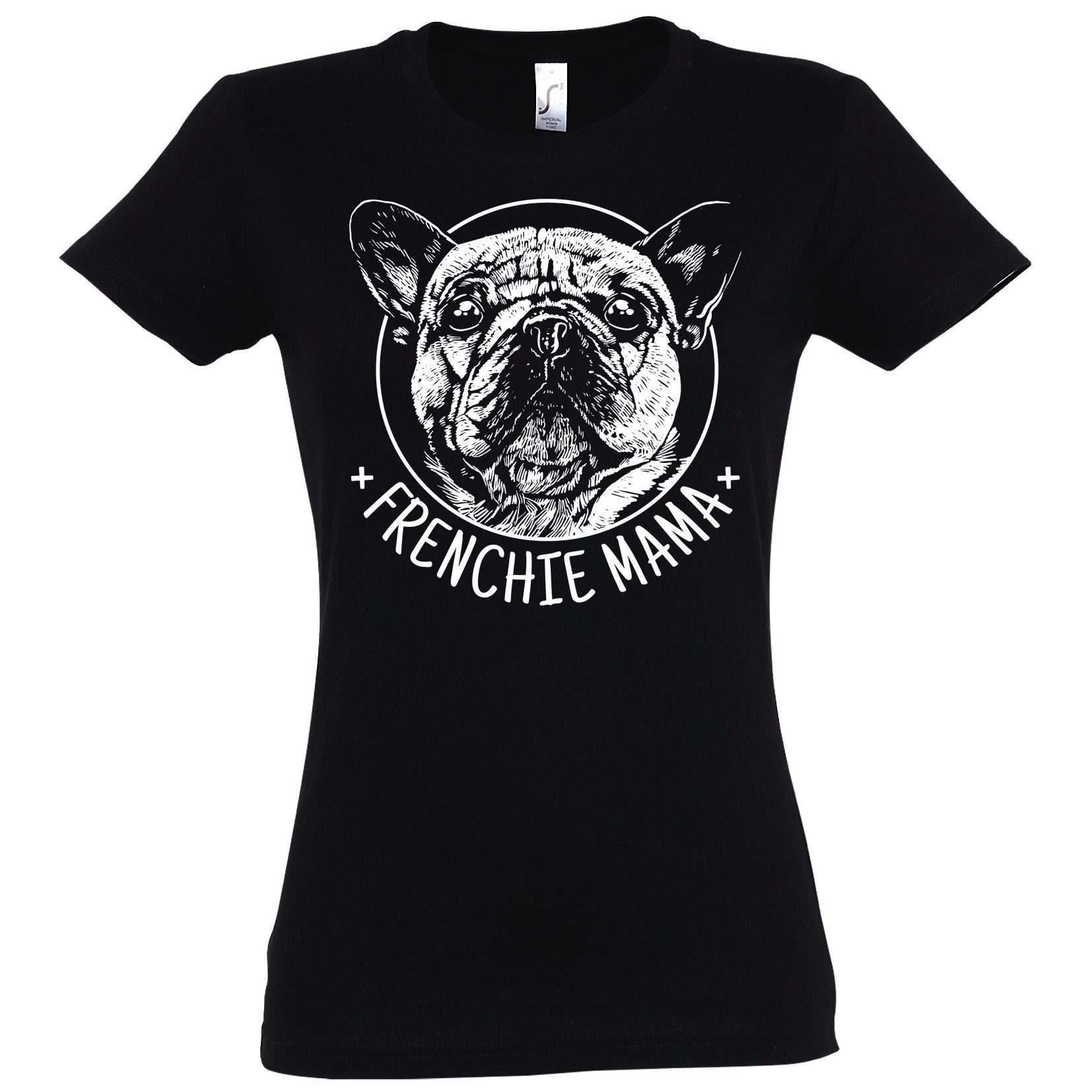 T-Shirt Frenchie Bulldog Mama Damen Shirt
