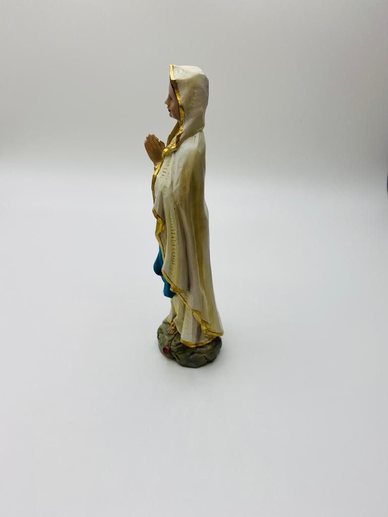 FADEDA Krippenfigur FADEDA Madonna Lourdes in Holzoptik, Höhe in cm: 19,2 – Bild 5 von 5