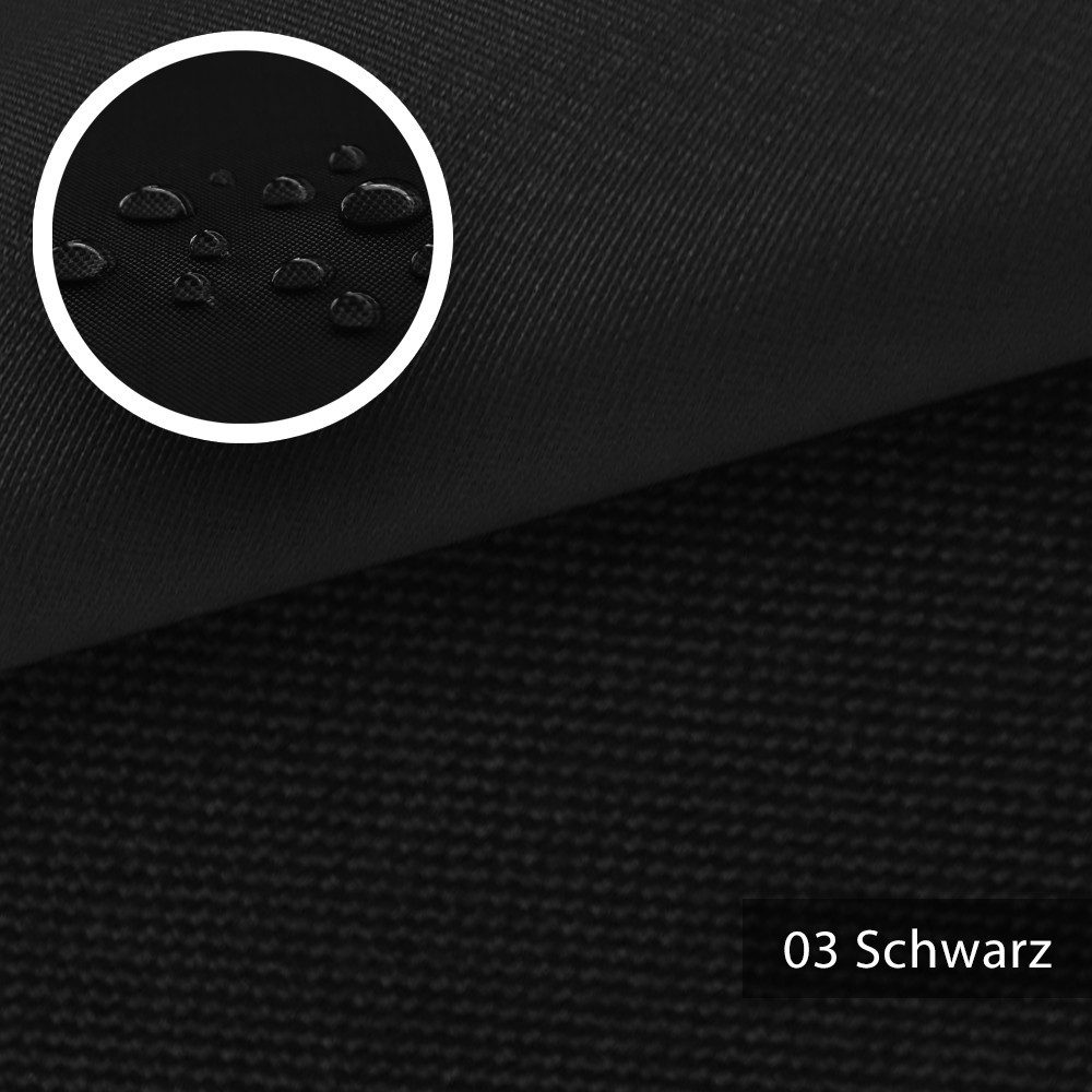 novely® Stoff OXFORD 2000D - Wasserdichter Polsterstoff - Möbelstoff mit PVC-Beschic, Extrem Robust, Wassrerabweisend, Meterware, 1lfm