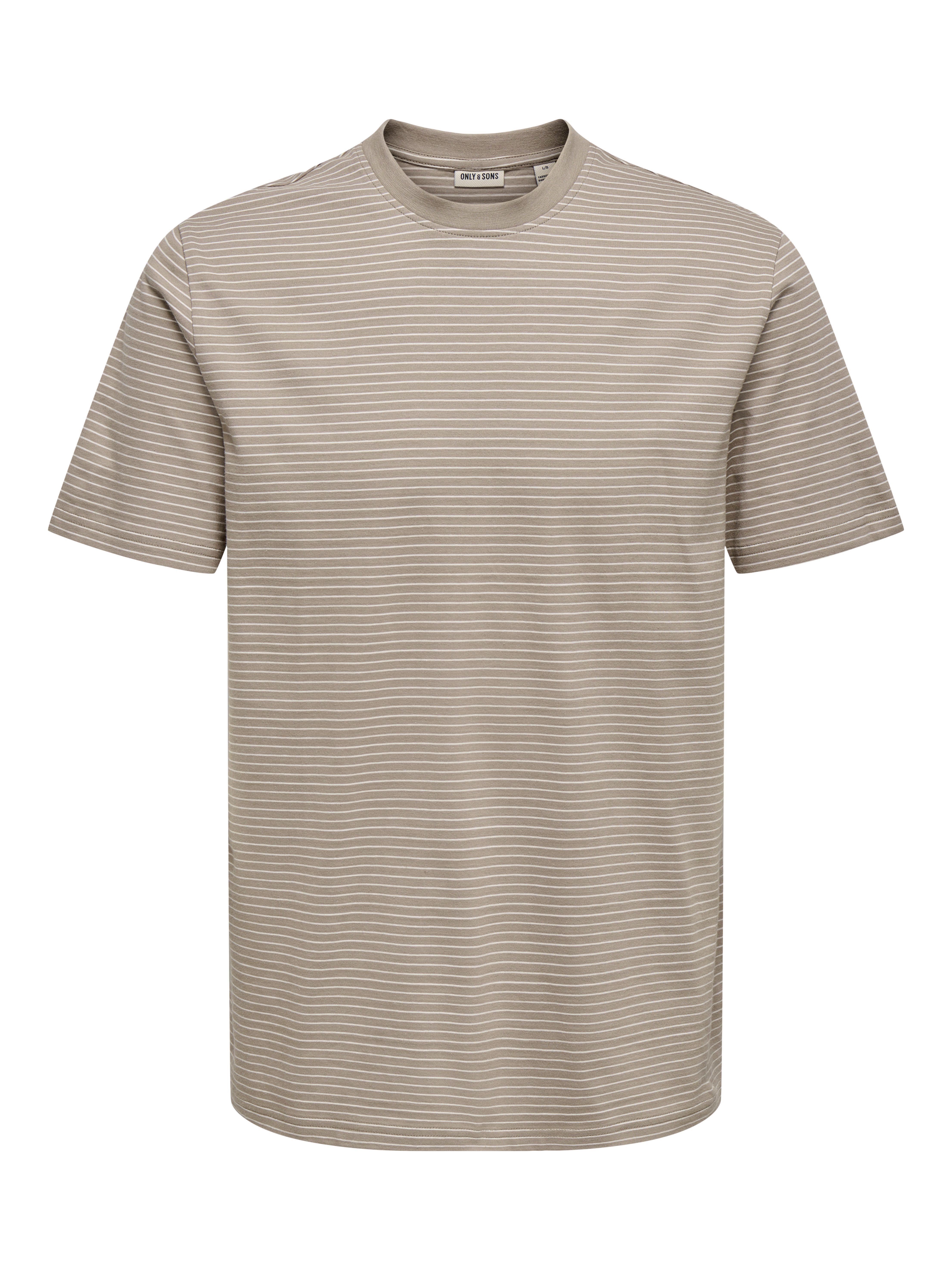 ONLY & SONS Rundhalsshirt ONSFRED LIFE RLX SS STRIPE TEE NOOS günstig online kaufen