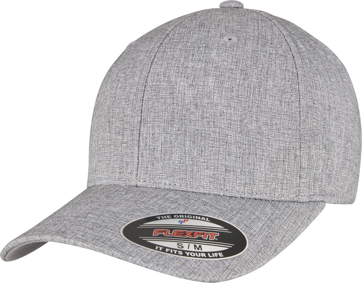 Flexfit Flex Cap Cap Flexfit Heatherlight, G S/M, F melange grey