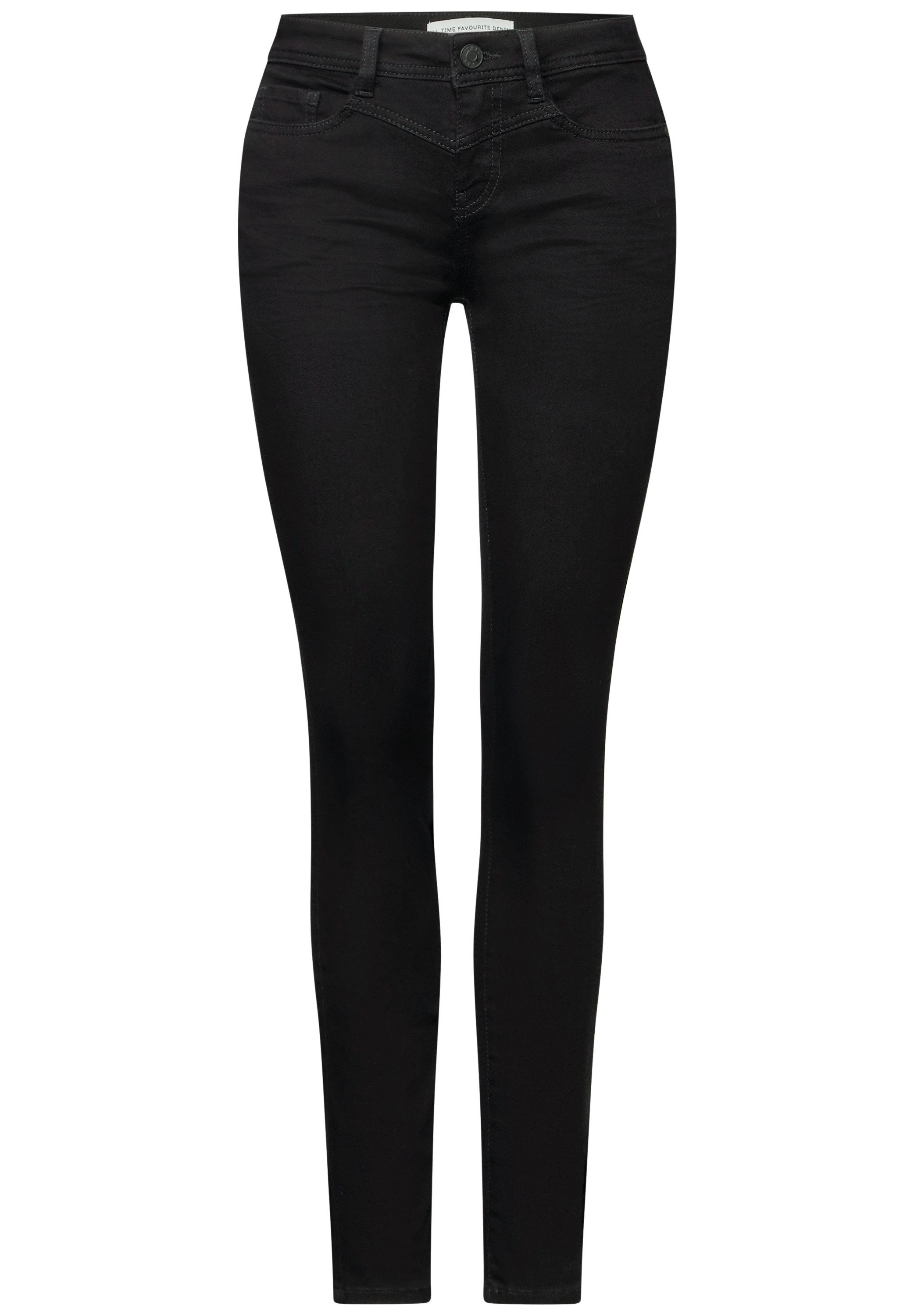 STREET ONE 5-Pocket-Jeans Jeans im Slim Fit