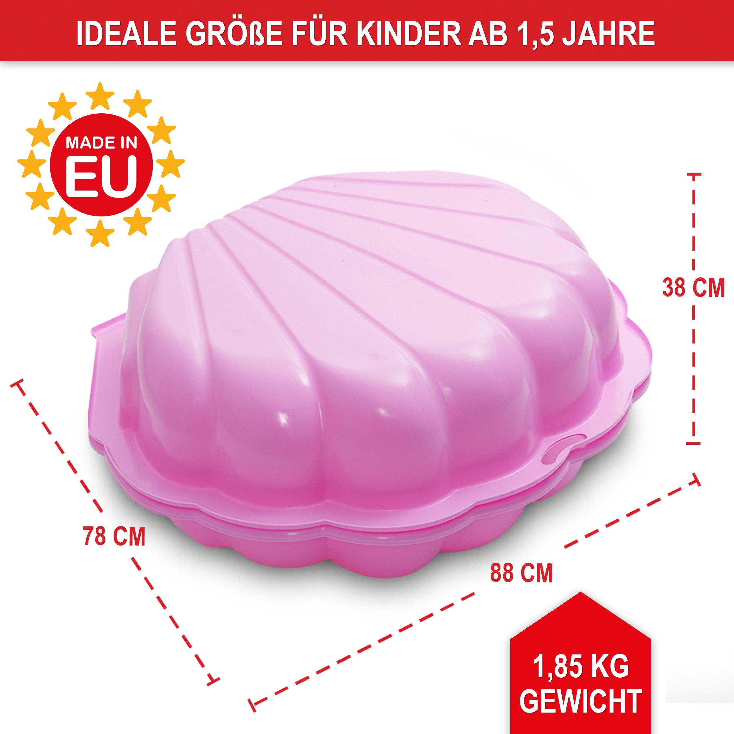 Onbest Sandkasten Muschel Deckel abehmbar, bis günstig online kaufen