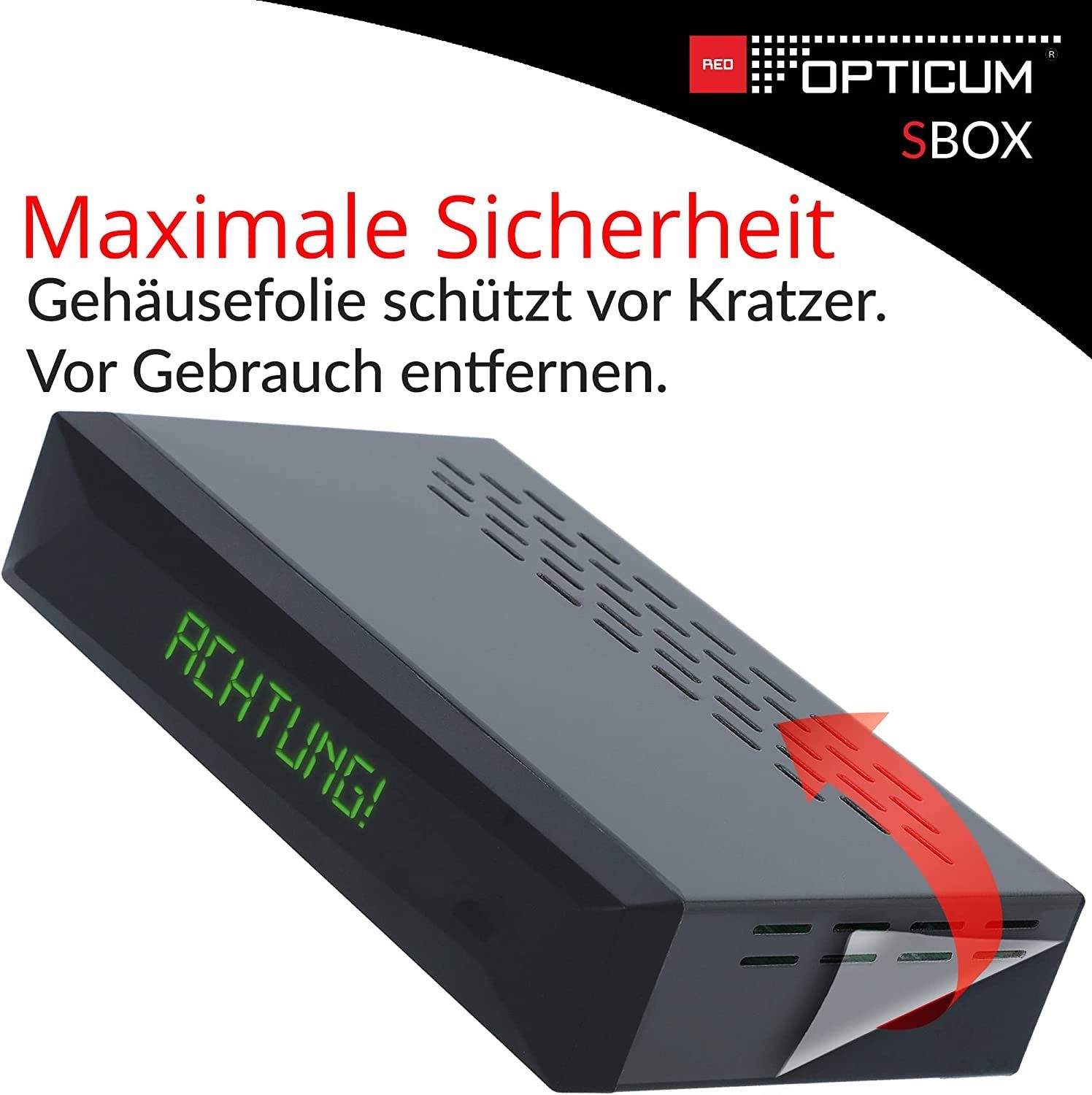 RED Timeshift - & Kabel HDMI OPTICUM Coaxial HDMI, mit USB, SAT-Receiver PVR Einkabel SBOX (PVR, + tauglich) SCART,