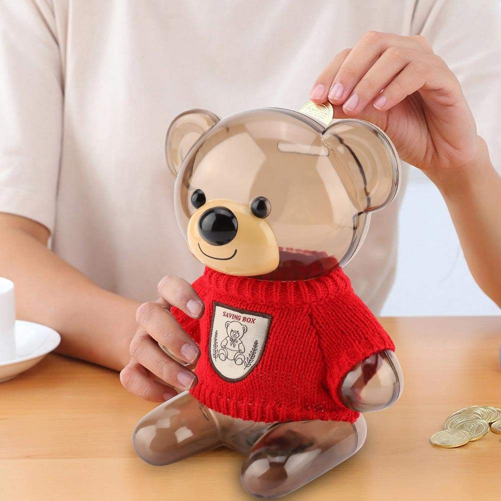 SURFOU Spardose Sparbüchse Cartoon Bär Sparfigur-BPA-frei günstig online kaufen
