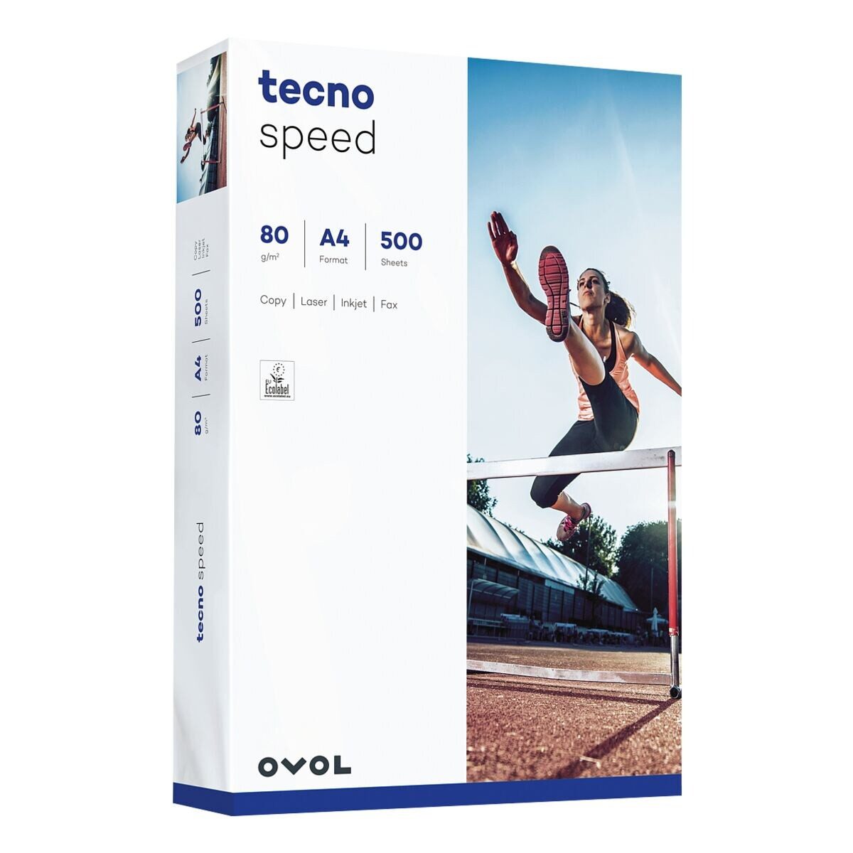 Inapa tecno Druckerpapier Speed, Format DIN A4, 80 g/m², 147 CIE, 500 Blatt