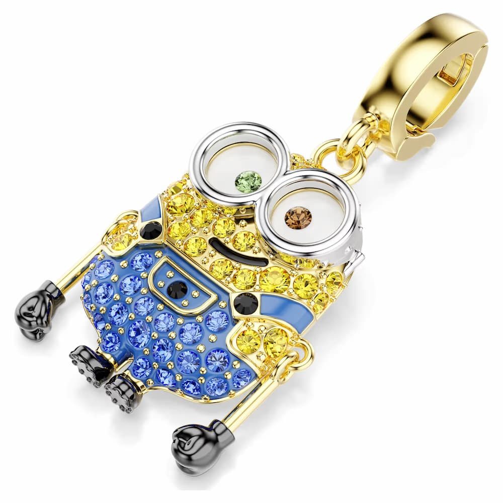 Swarovski Charm-Einhänger Swarovski Minion Bob Charm 5753016 Goldpattiert