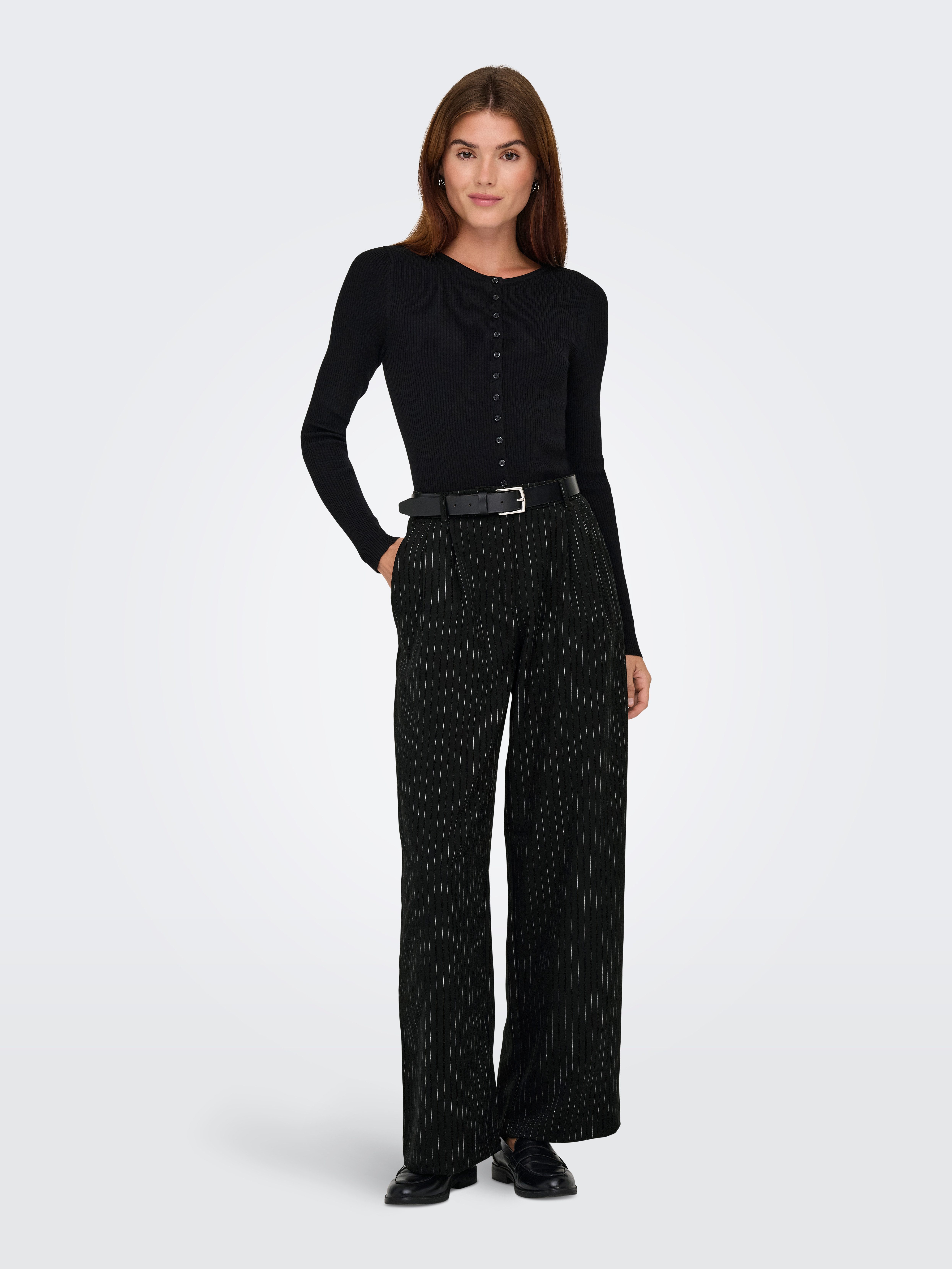 ONLY Anzughose ONLREINA HW PLEAT STR PINS PANT TLR NOOS