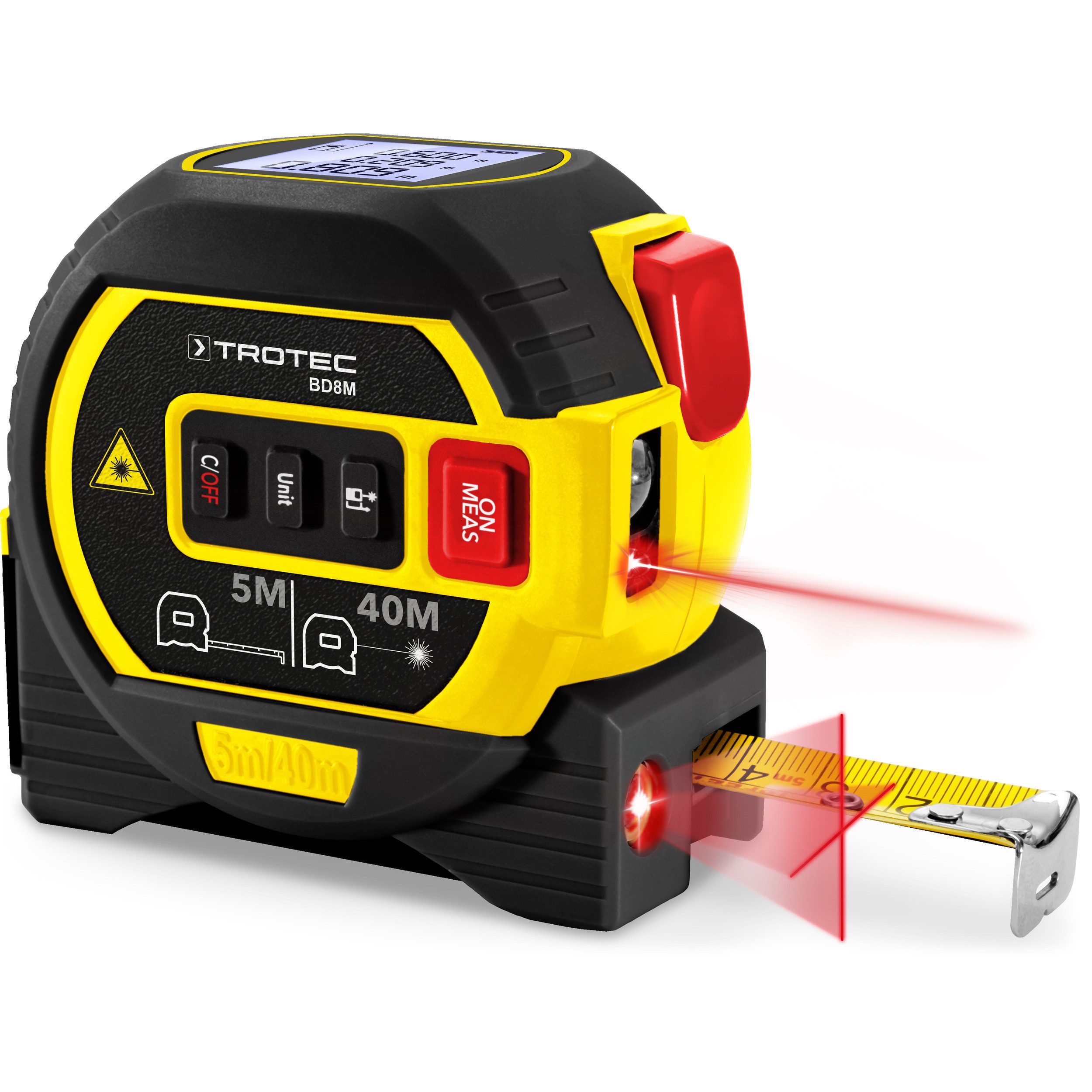 Multimesser Laser-Distanzmessgerät BD8M, 0,05 m bis 40 m Laser-Entfernungsmessung