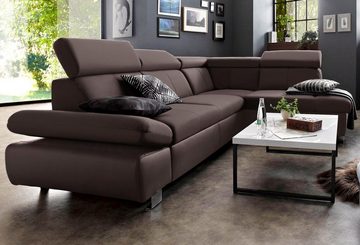 exxpo - sofa fashion Ecksofa Happy, wahlweise mit Bettfunktion