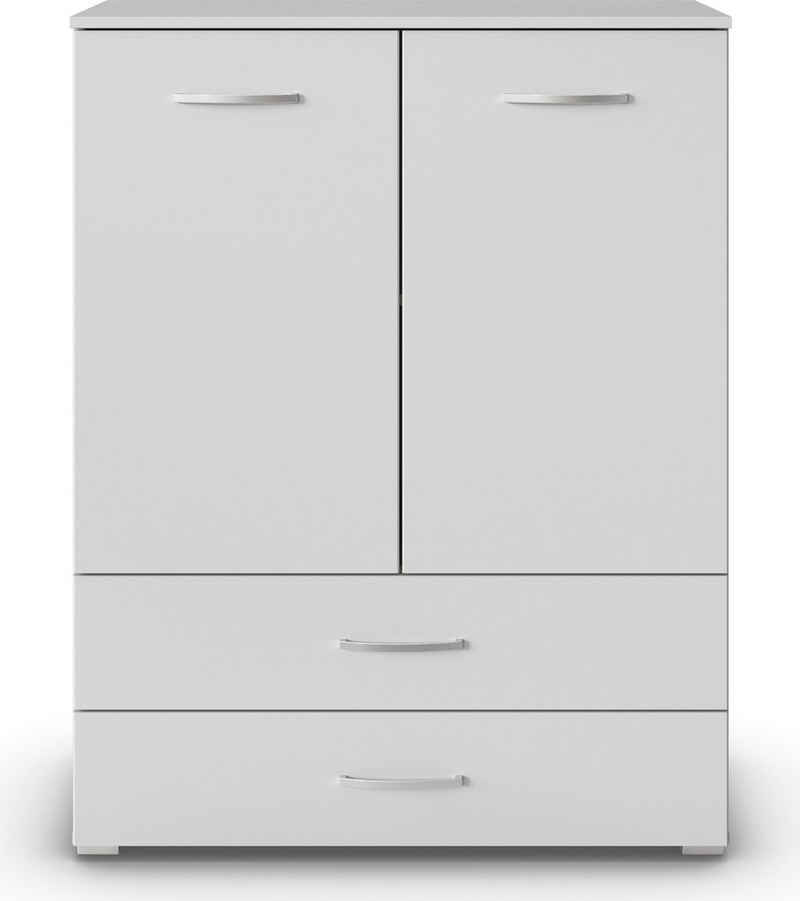 rauch Hochkommode Pure by Aditio, im minimalistischem Design, 2 Schubladen mit Softclose-Funktion