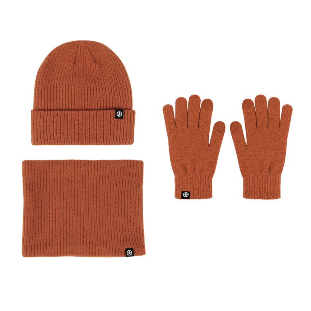 Coonoor Mütze & Schal 3in1 Unisex BeanieMütze Touchscreen Handschuhe und Lo günstig online kaufen