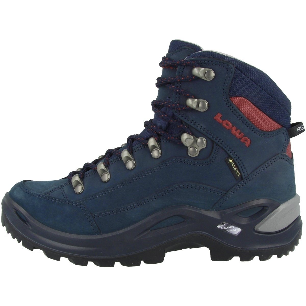 Damen Renegade Lowa GTX Outdoorschuh Ferse blau Mid Verstärkte