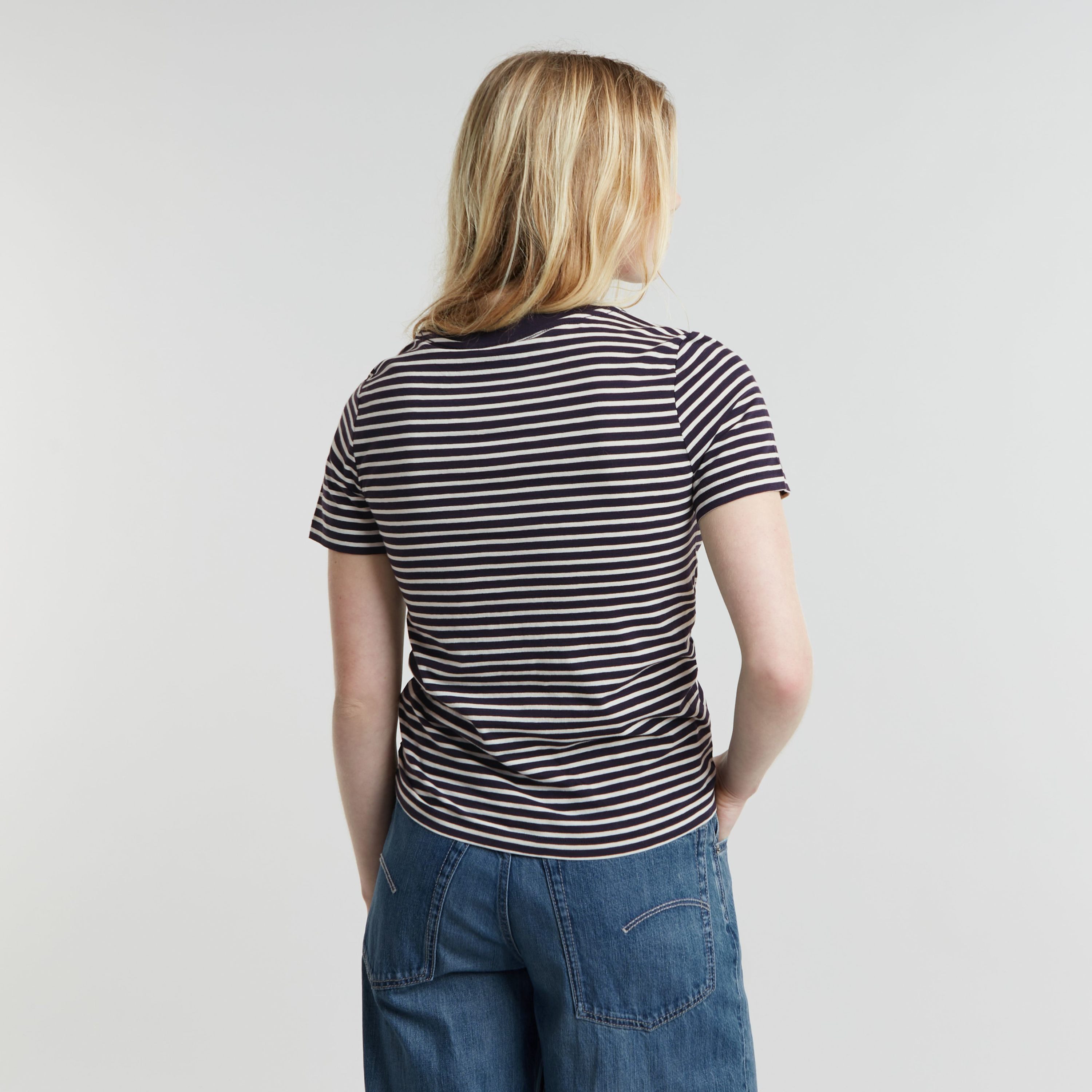 G-STAR T-Shirt Front seam stripe r günstig online kaufen