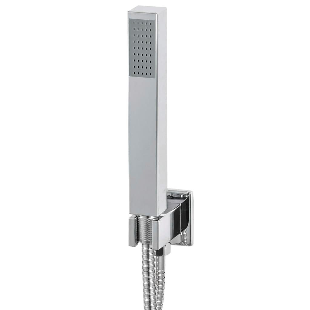 vidaXL Duschsystem Duschsystem Edelstahl 201 Silbern, 2.5 cm Höhe