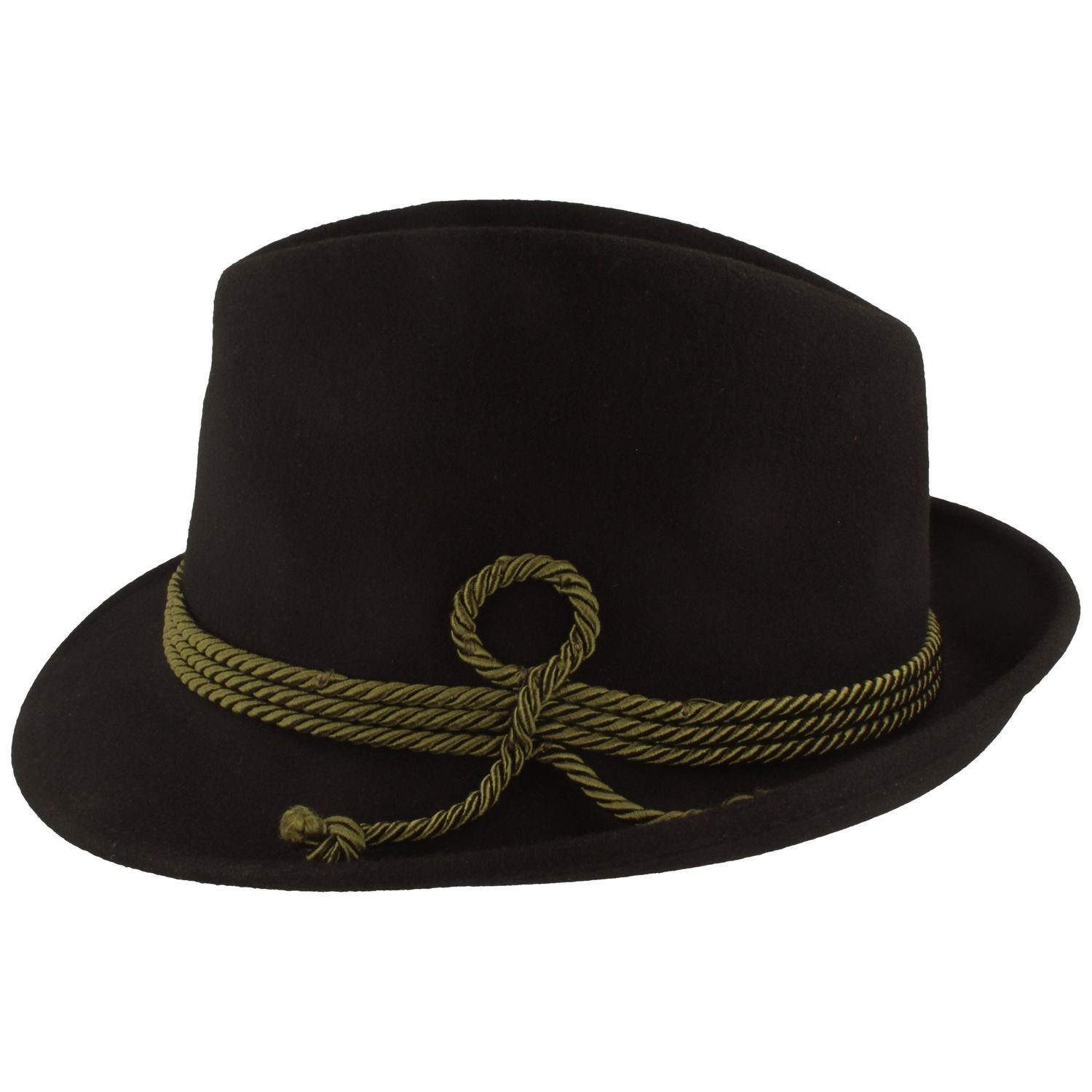 Breiter Filzhut mit 3-fach Kordel günstig online kaufen