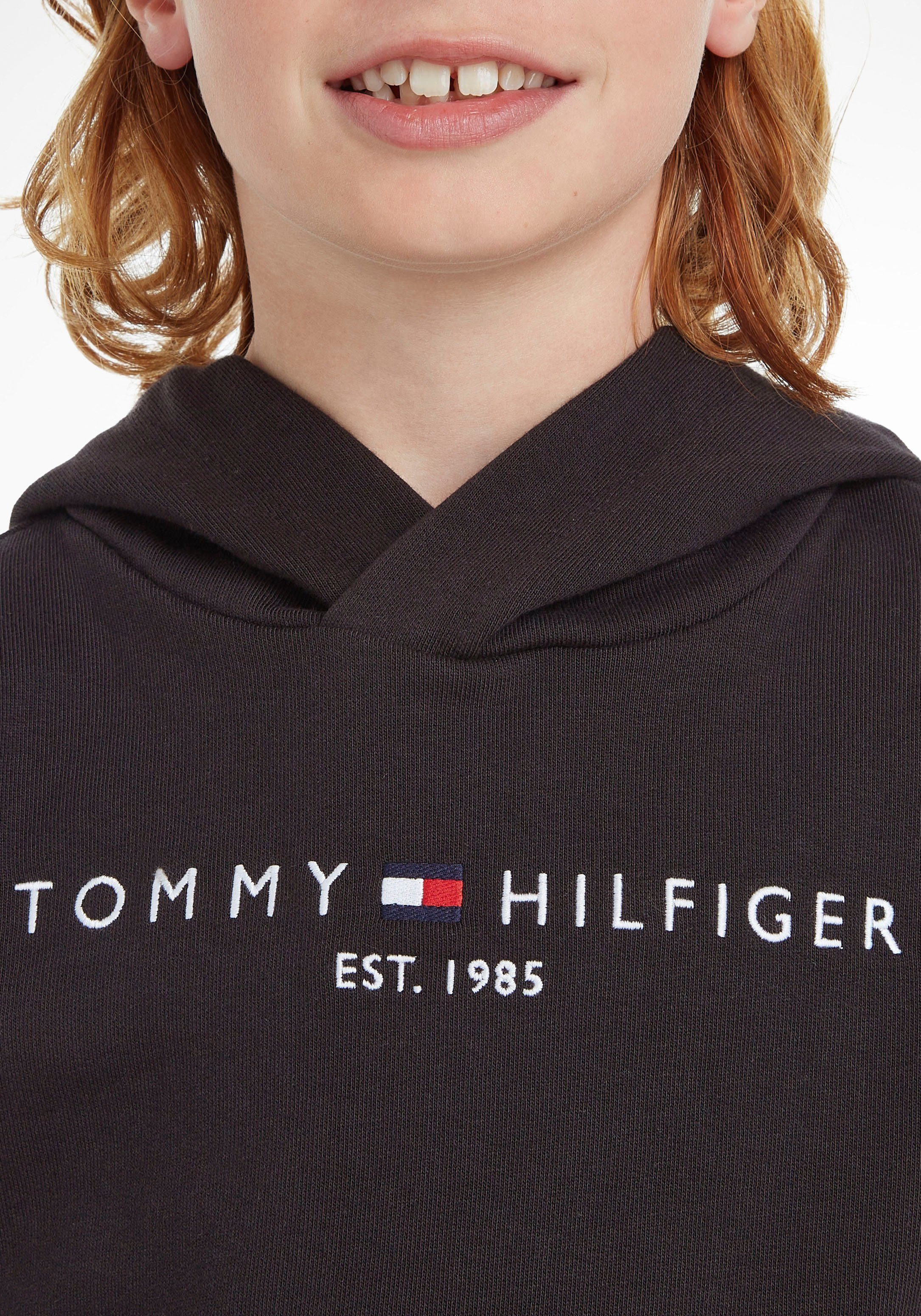 Tommy Hilfiger Kapuzensweatshirt ESSENTIAL HOODIE für Jungen und Mädchen