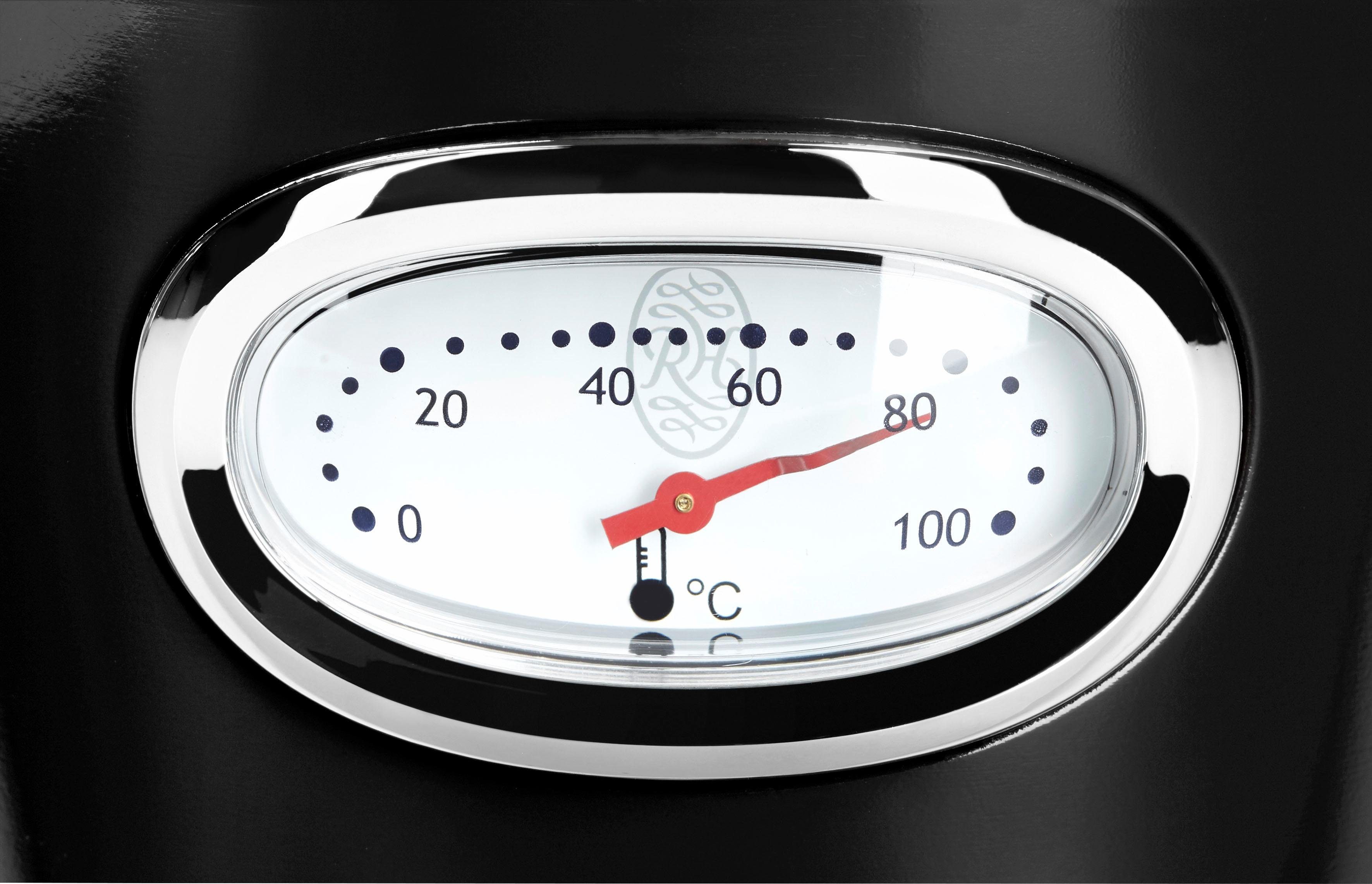 RUSSELL HOBBS Wasserkocher WK Retro Noir 21671-70, 1,7 l, 2400 W