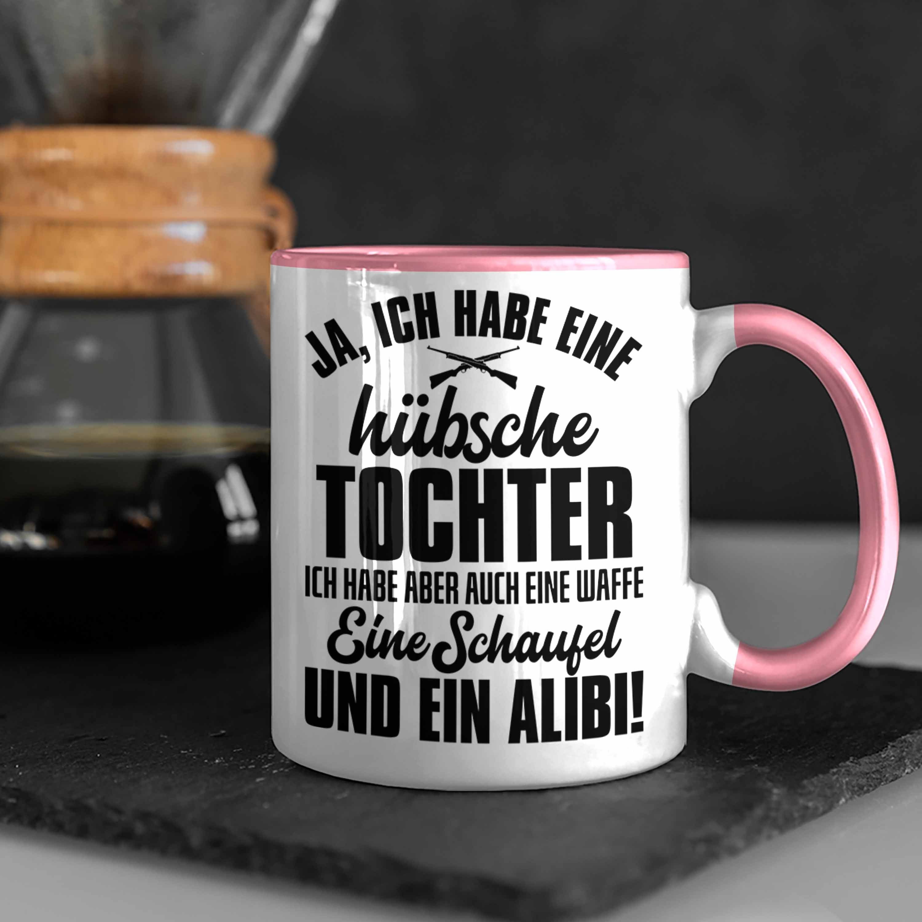 Kaffeetasse Tasse Tasse für von Geschenk Papa Trendation Rosa Hübsche Trendation Tochter Vater - Tochter Geschenkidee
