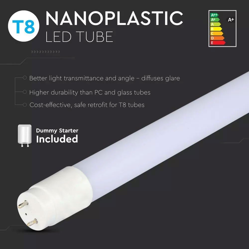 Röhre LED etc-shop weiß 18 inklusive, Tube Leuchtmittel Deckenleuchte, Lampe Leuchtmittel 6400 Lumen 1700 LED T8 Tageslichtweiß, Watt